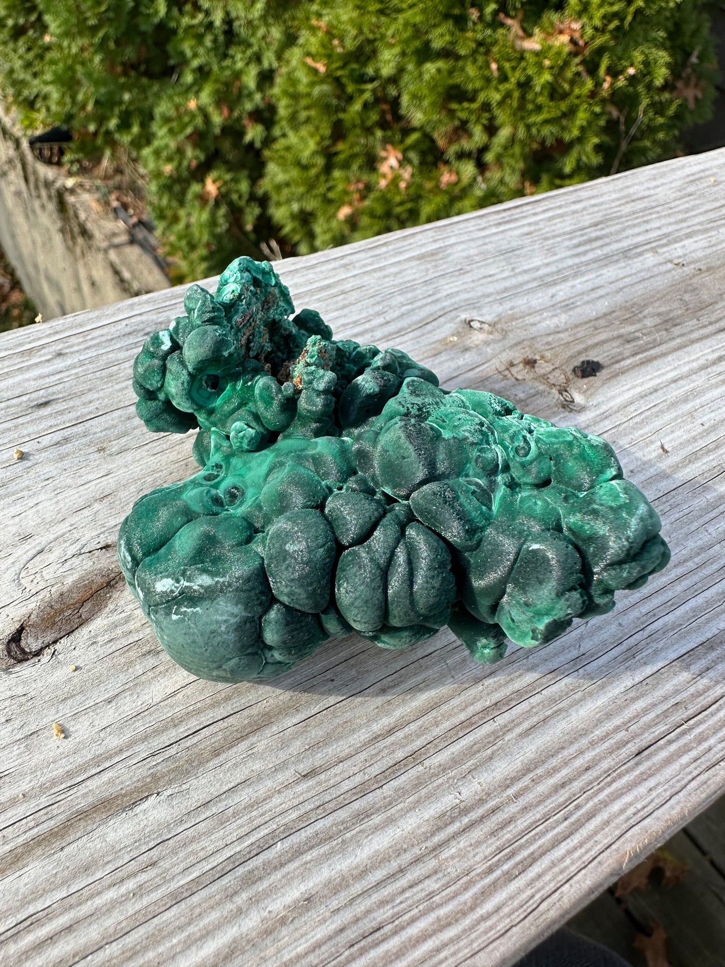Velvetty Botryoidal Malachite from China