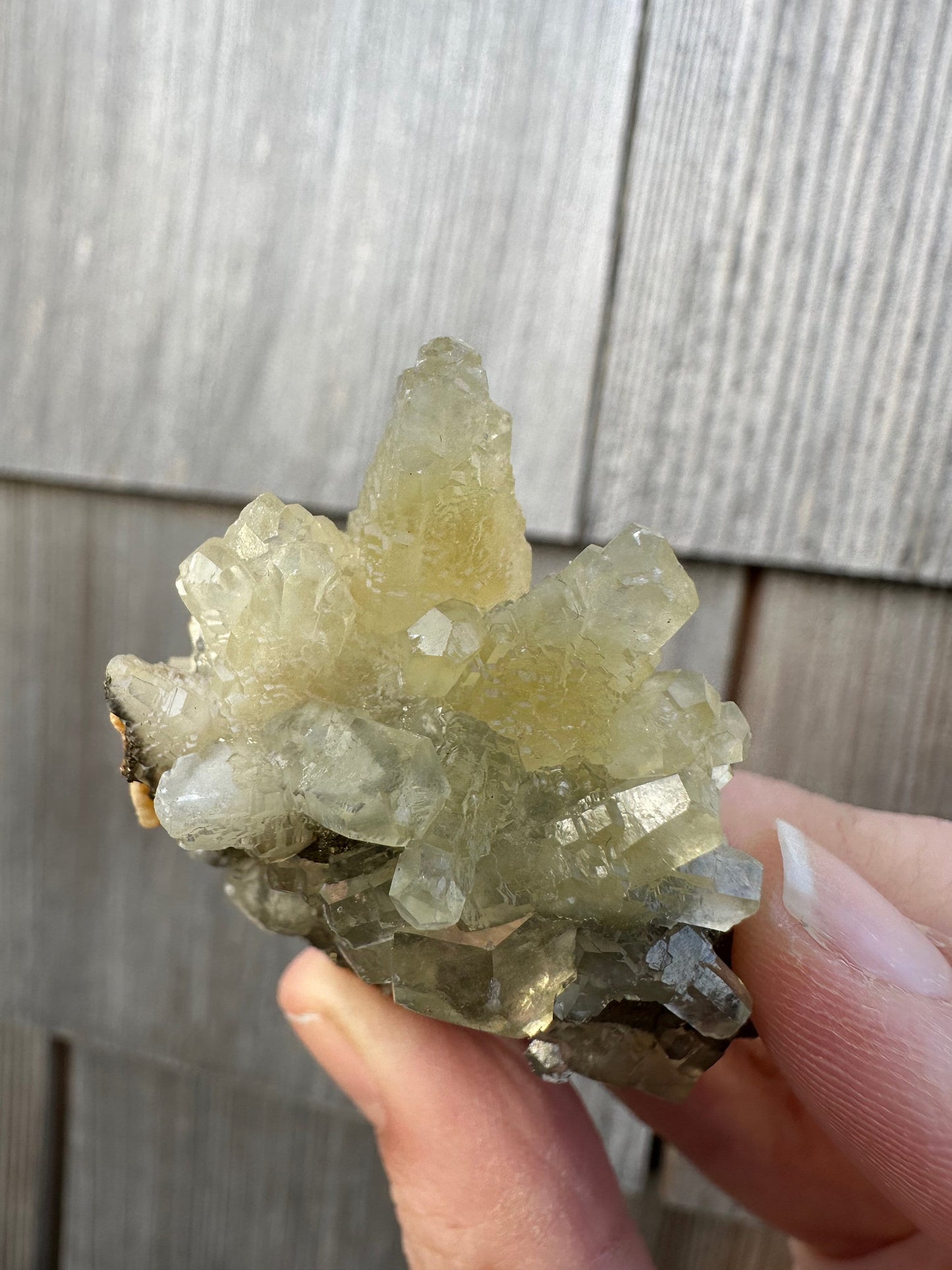 Calcite with Chalcopyrite Matrix from China