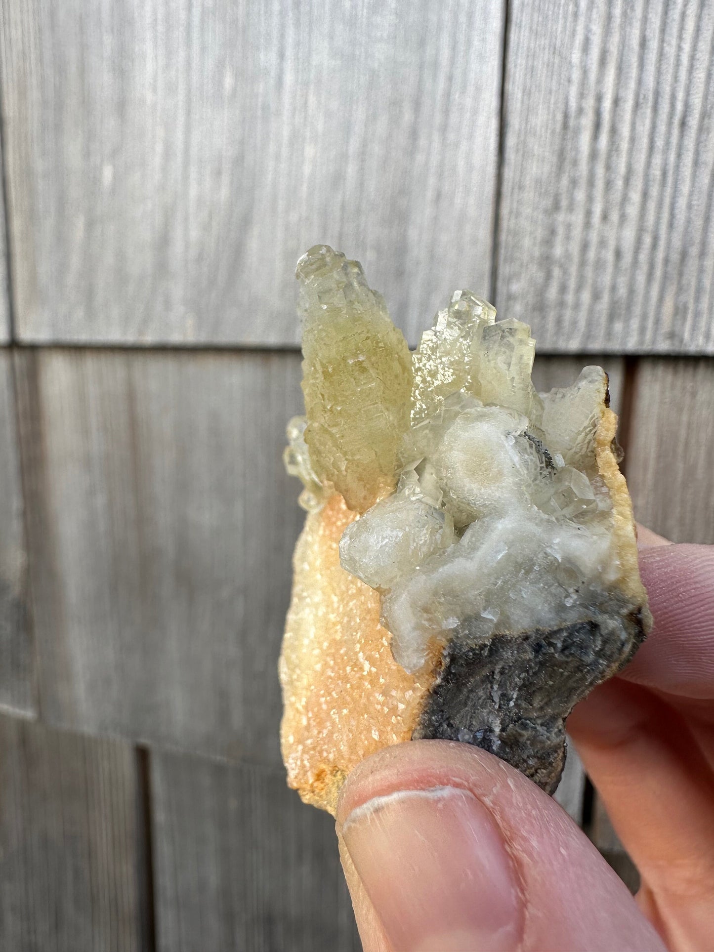 Calcite with Chalcopyrite Matrix from China