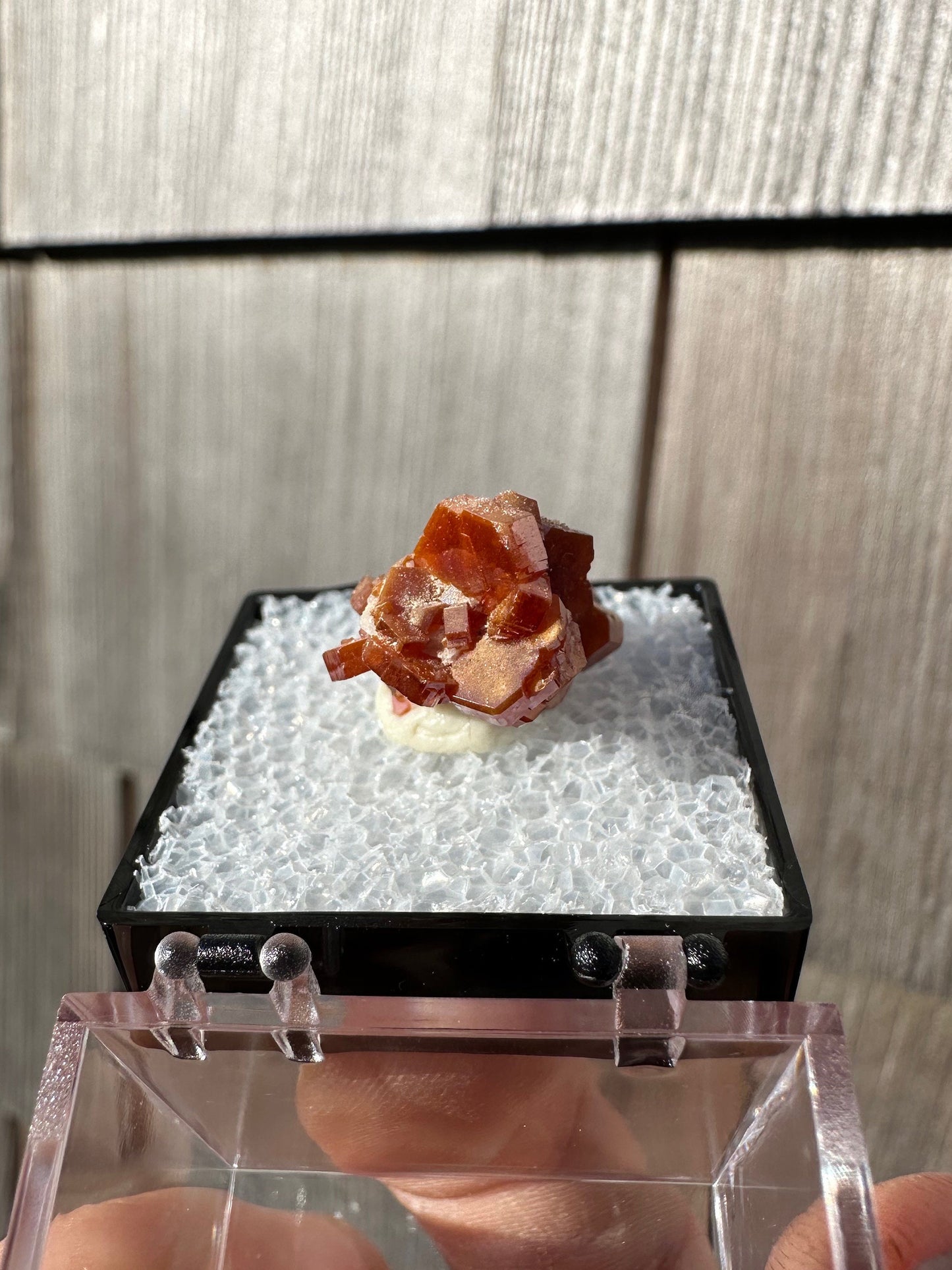 Vanadinite Crystal Cluster from Morocco