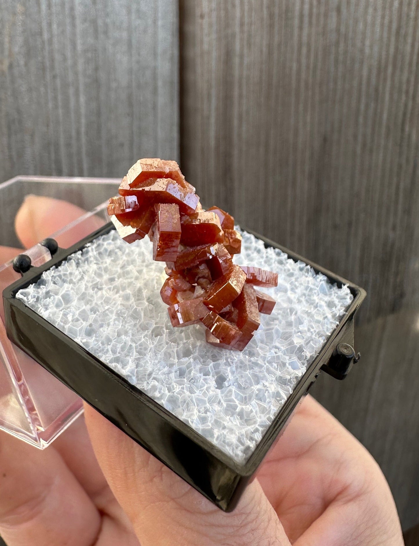Vanadinite Crystal Cluster from Morocco
