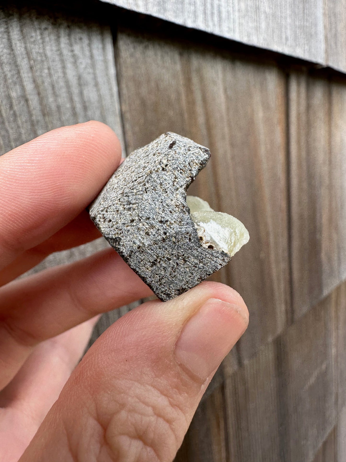 Botryoidal Calcite Crystals on Matrix from China