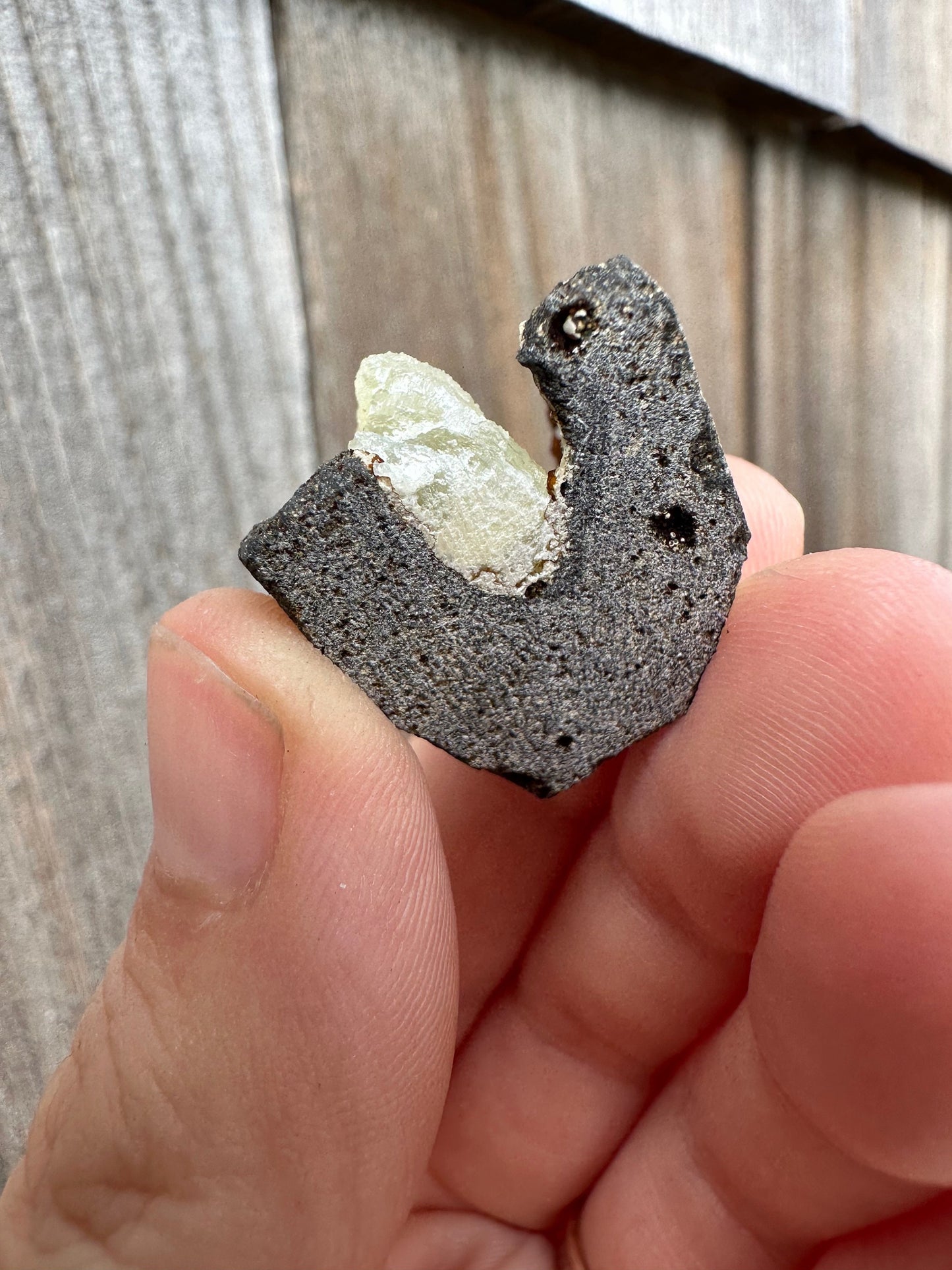 Botryoidal Calcite Crystals on Matrix from China