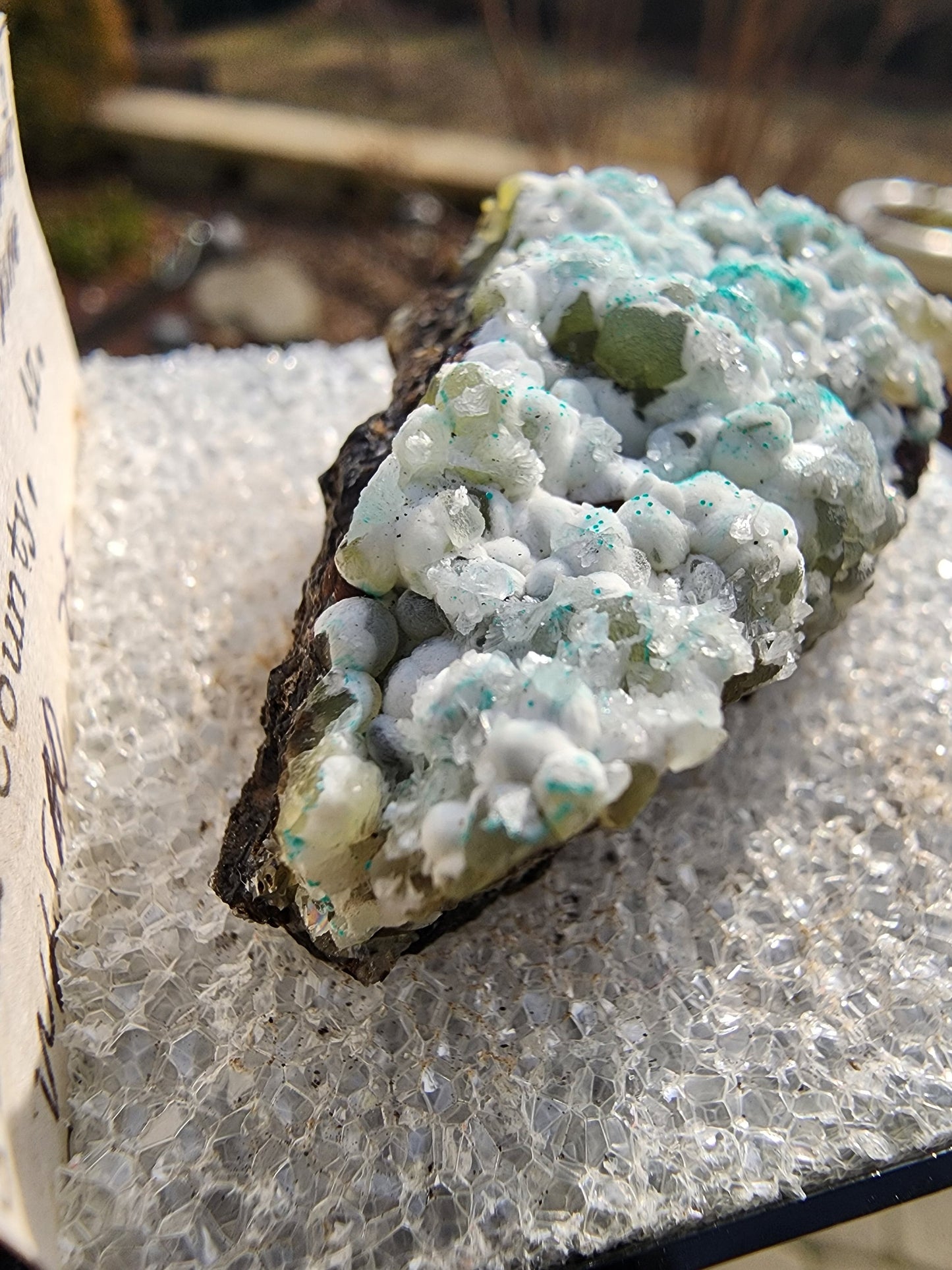 Smithsonite with Rosasite from 79 Mine, Arizona