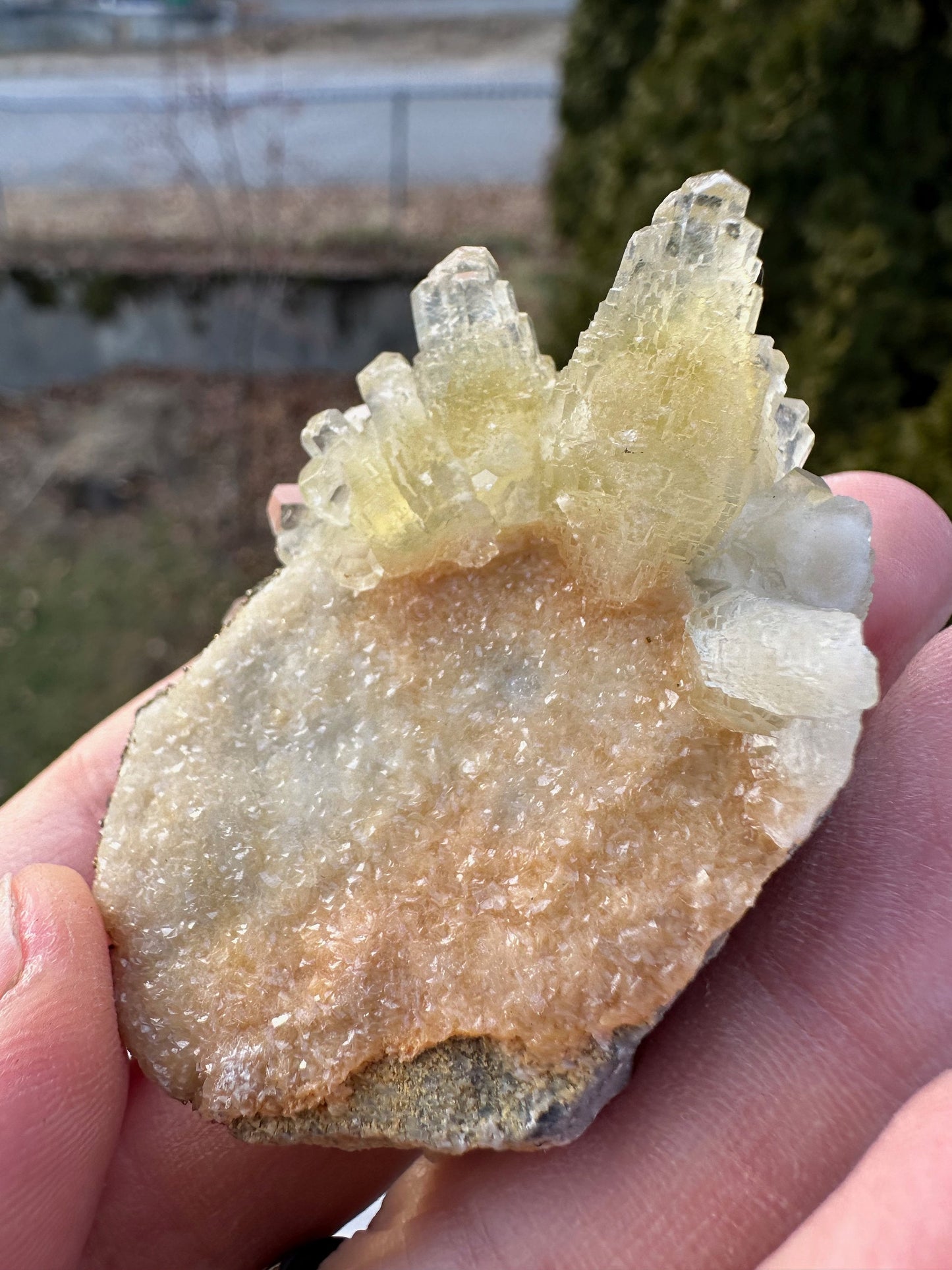 Calcite with Chalcopyrite Matrix from China