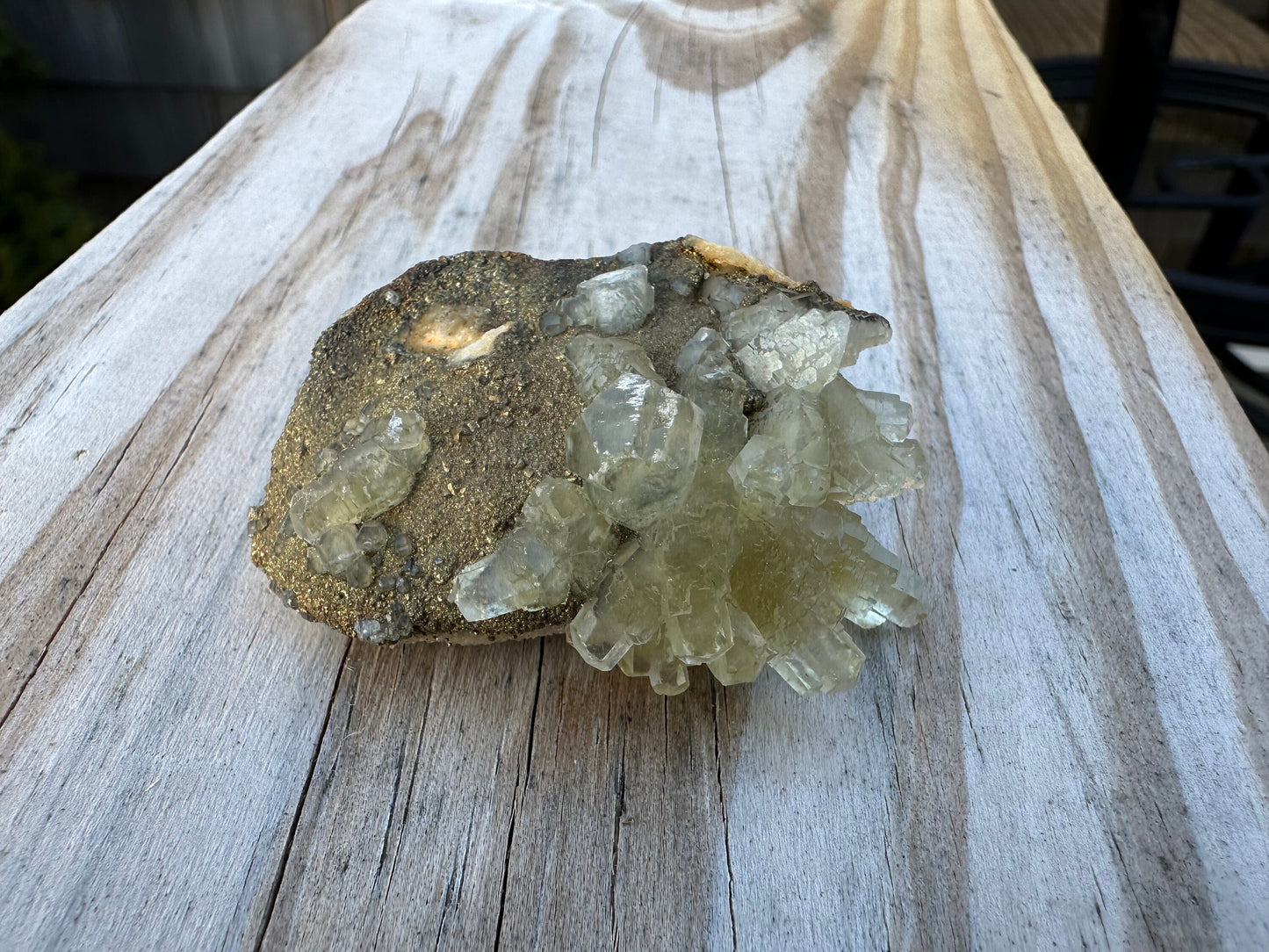 Calcite with Chalcopyrite Matrix from China