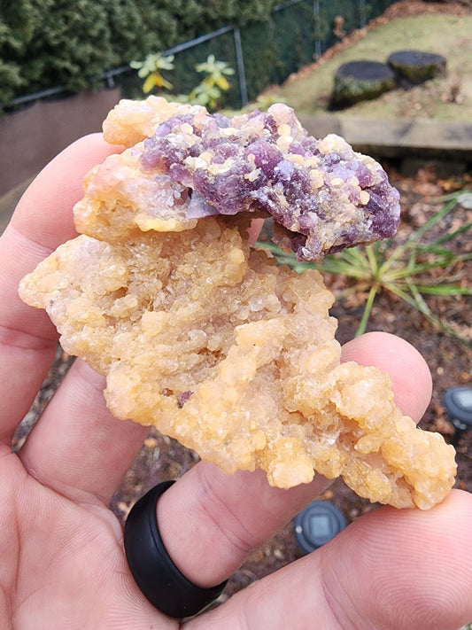 Lepidolite with Tourmaline on Cookeite from Minas Gerais, Brazil