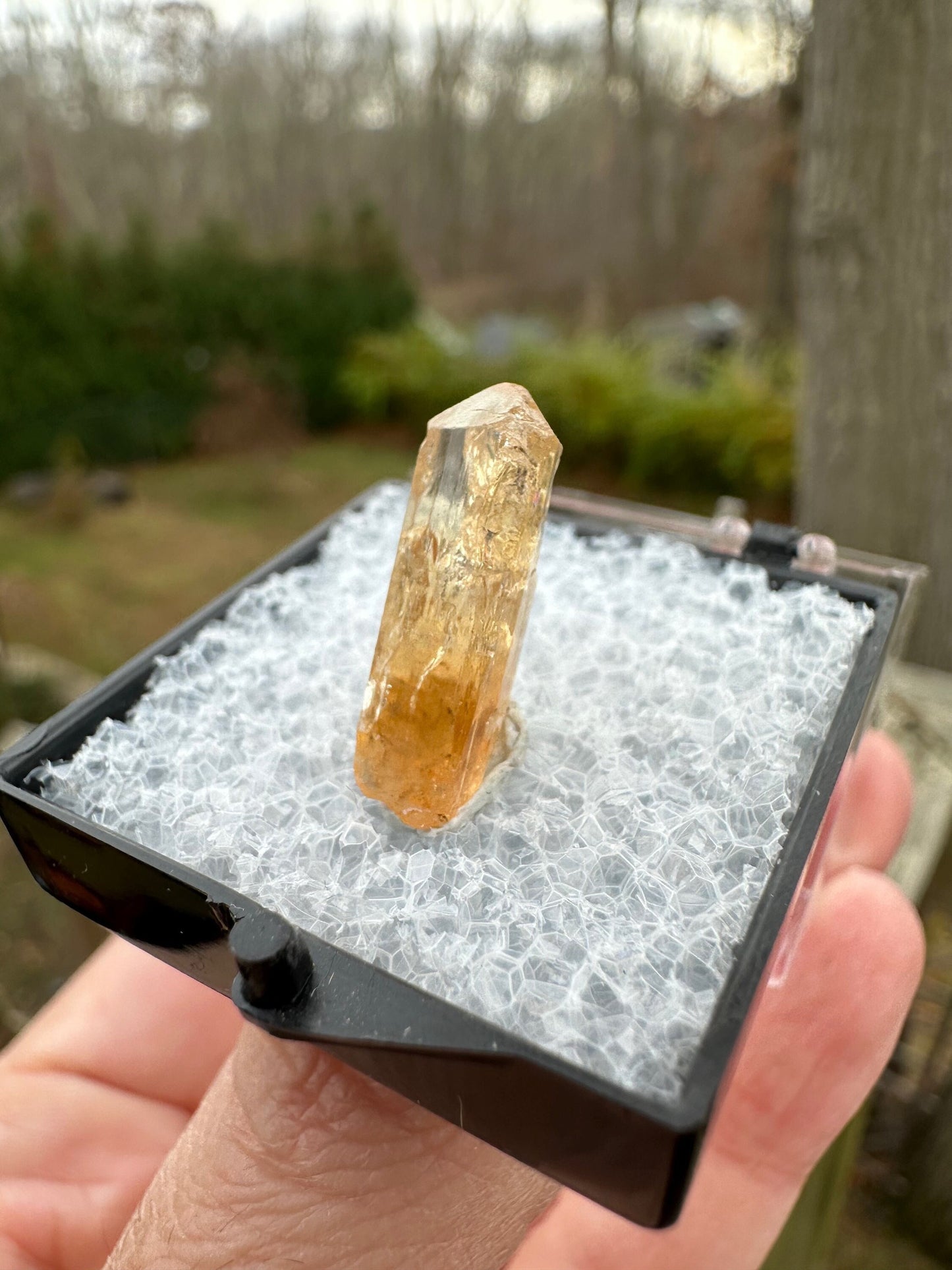Imperial Topaz Crystal from Brazil