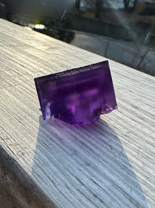 Purple Fluorite Crystal from Lead Hill, Cave-In-Rock Illinois