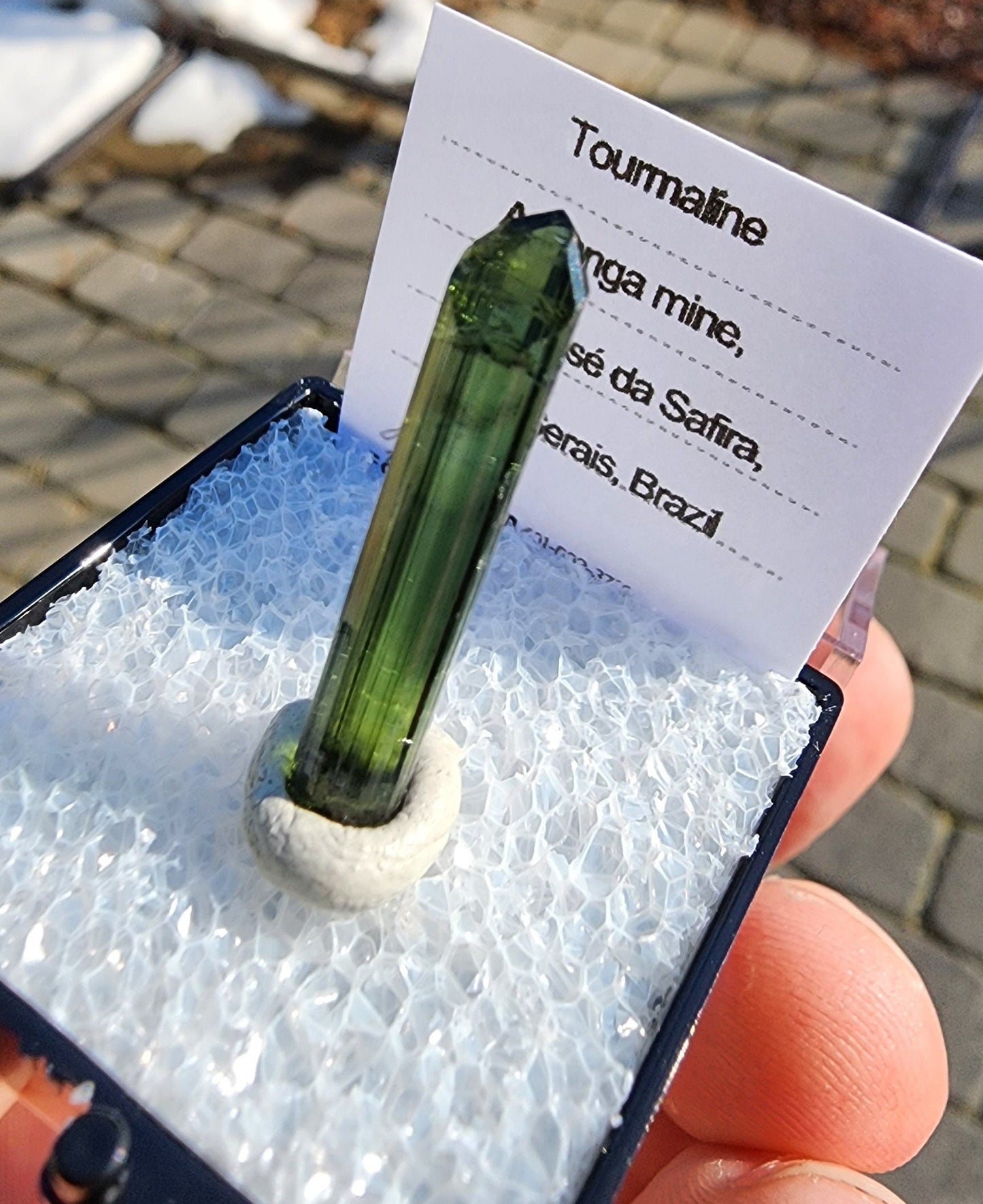 Tourmaline Crystal from Aricanga mine, Minas Gerais, Brazil