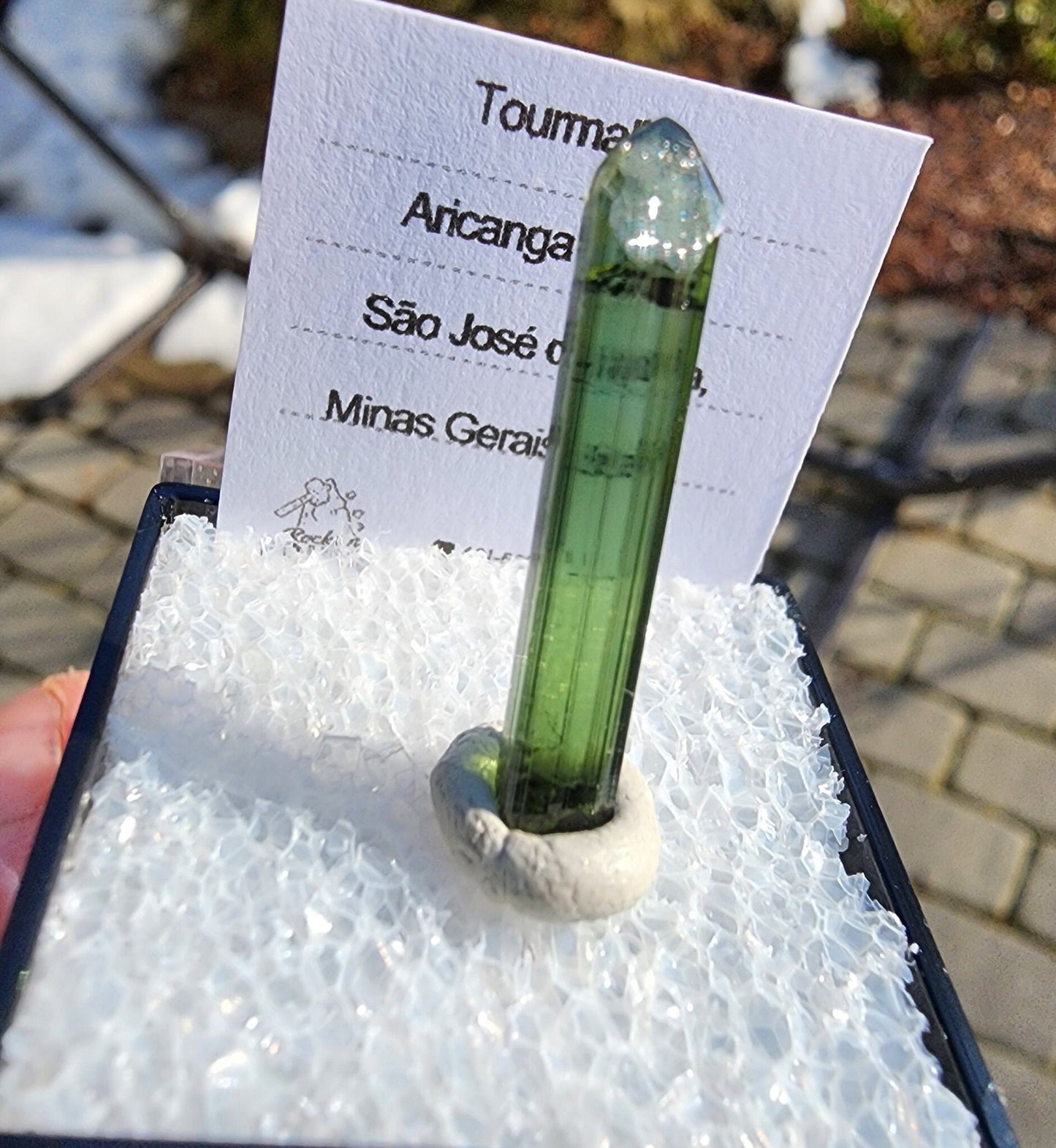 Tourmaline Crystal from Aricanga mine, Minas Gerais, Brazil