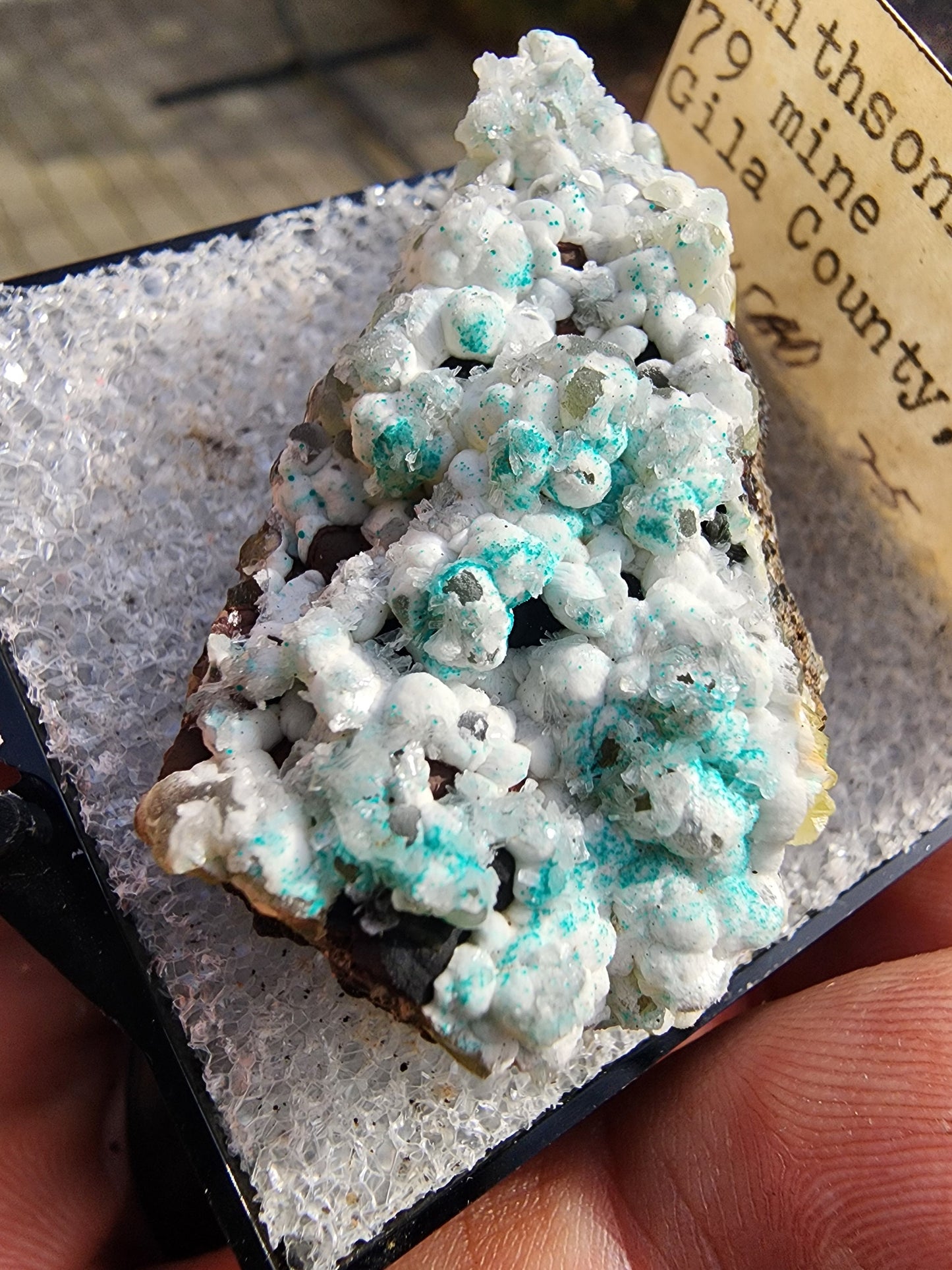 Smithsonite with Rosasite from 79 Mine, Arizona