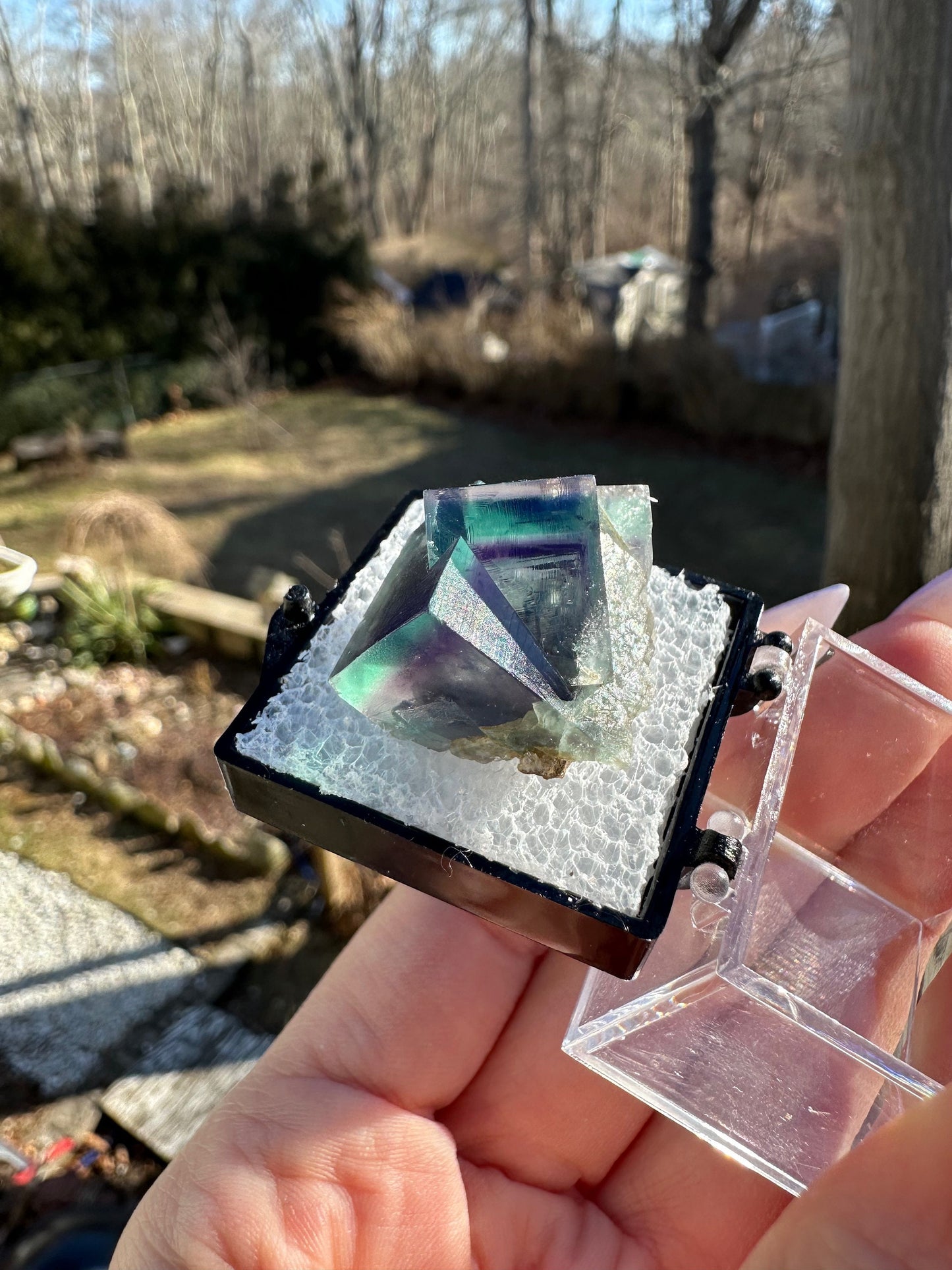 Color Zoned Fluorite from Lady Annabella Mine England