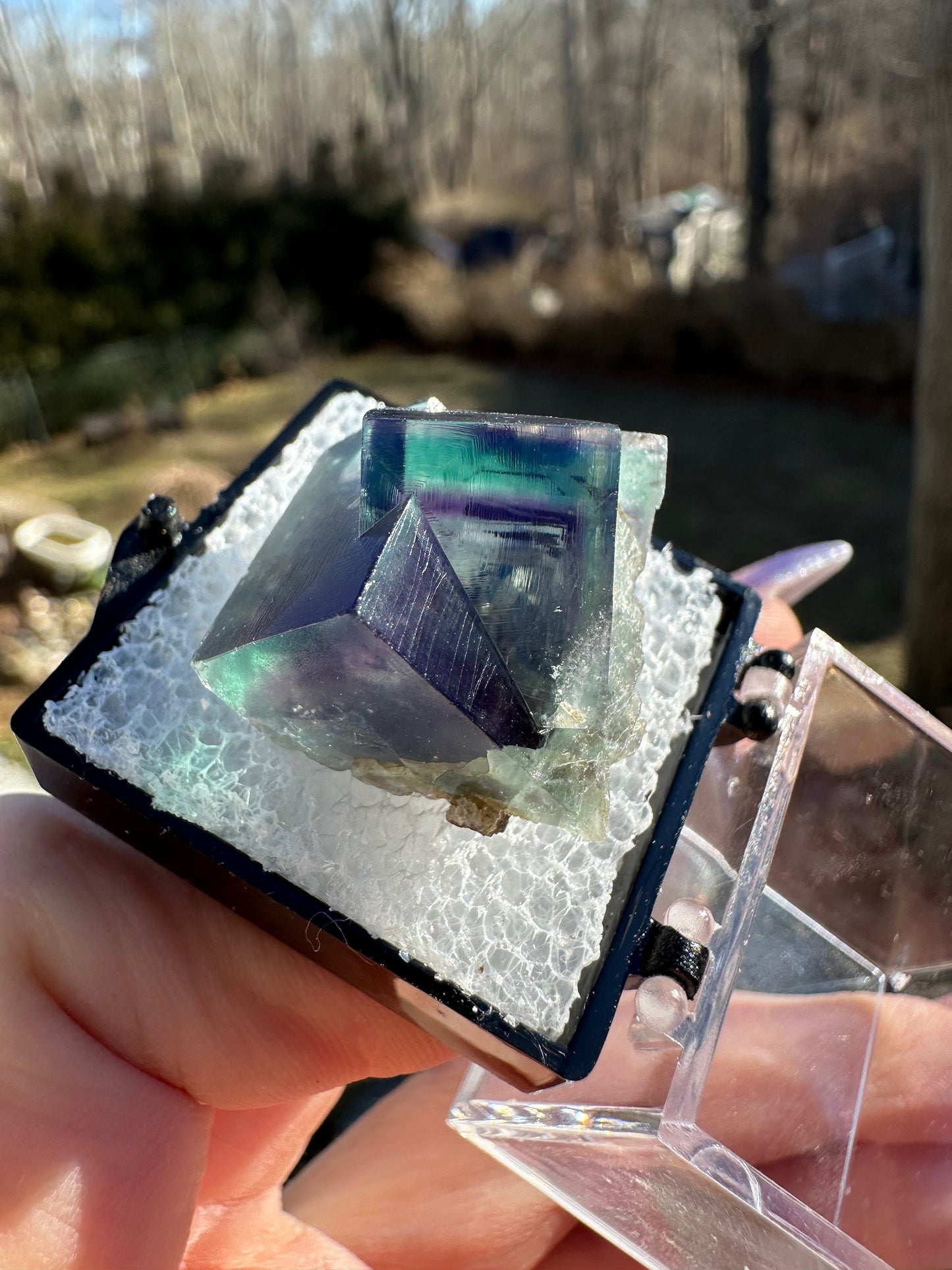 Color Zoned Fluorite from Lady Annabella Mine England