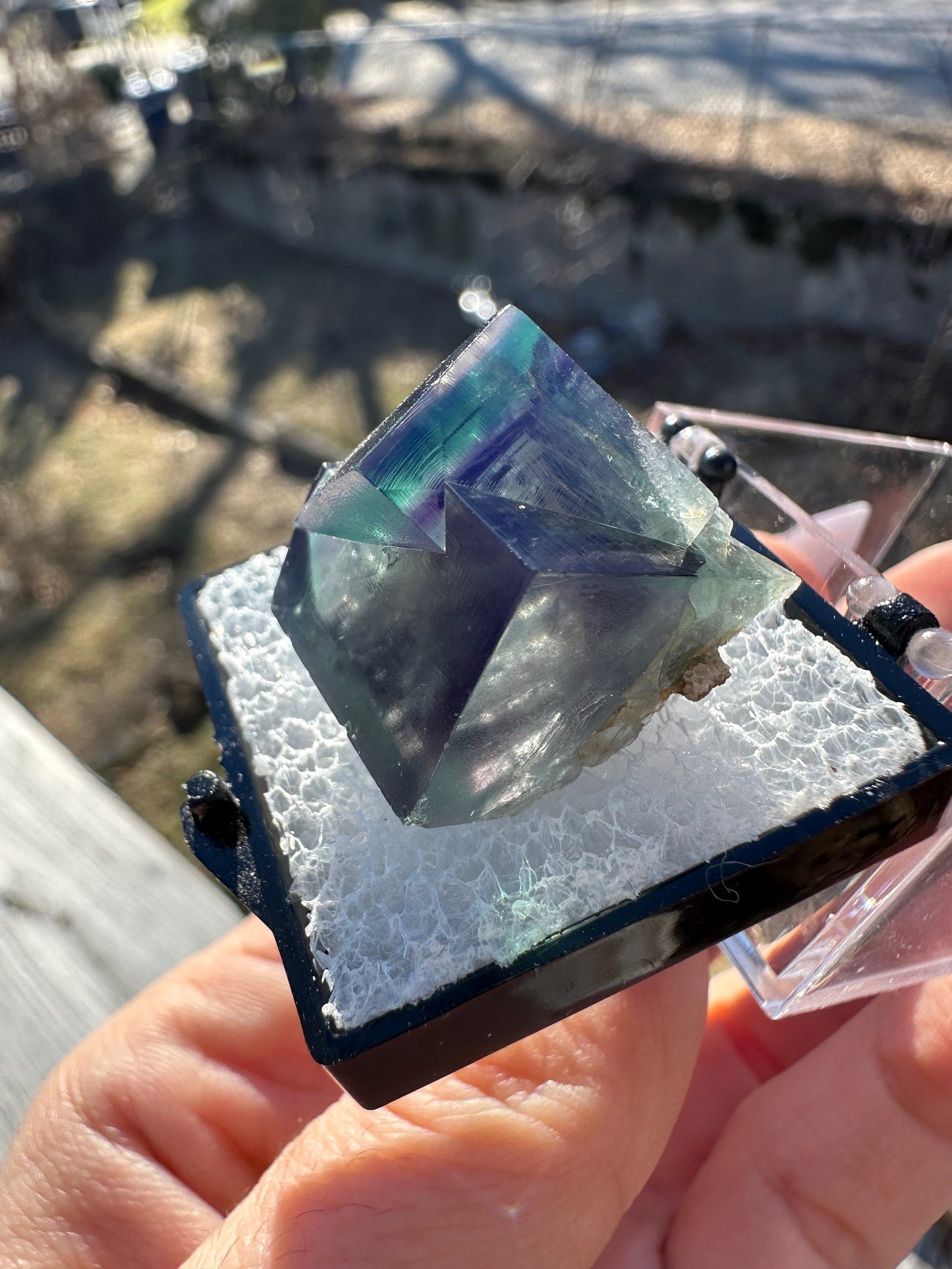 Color Zoned Fluorite from Lady Annabella Mine England