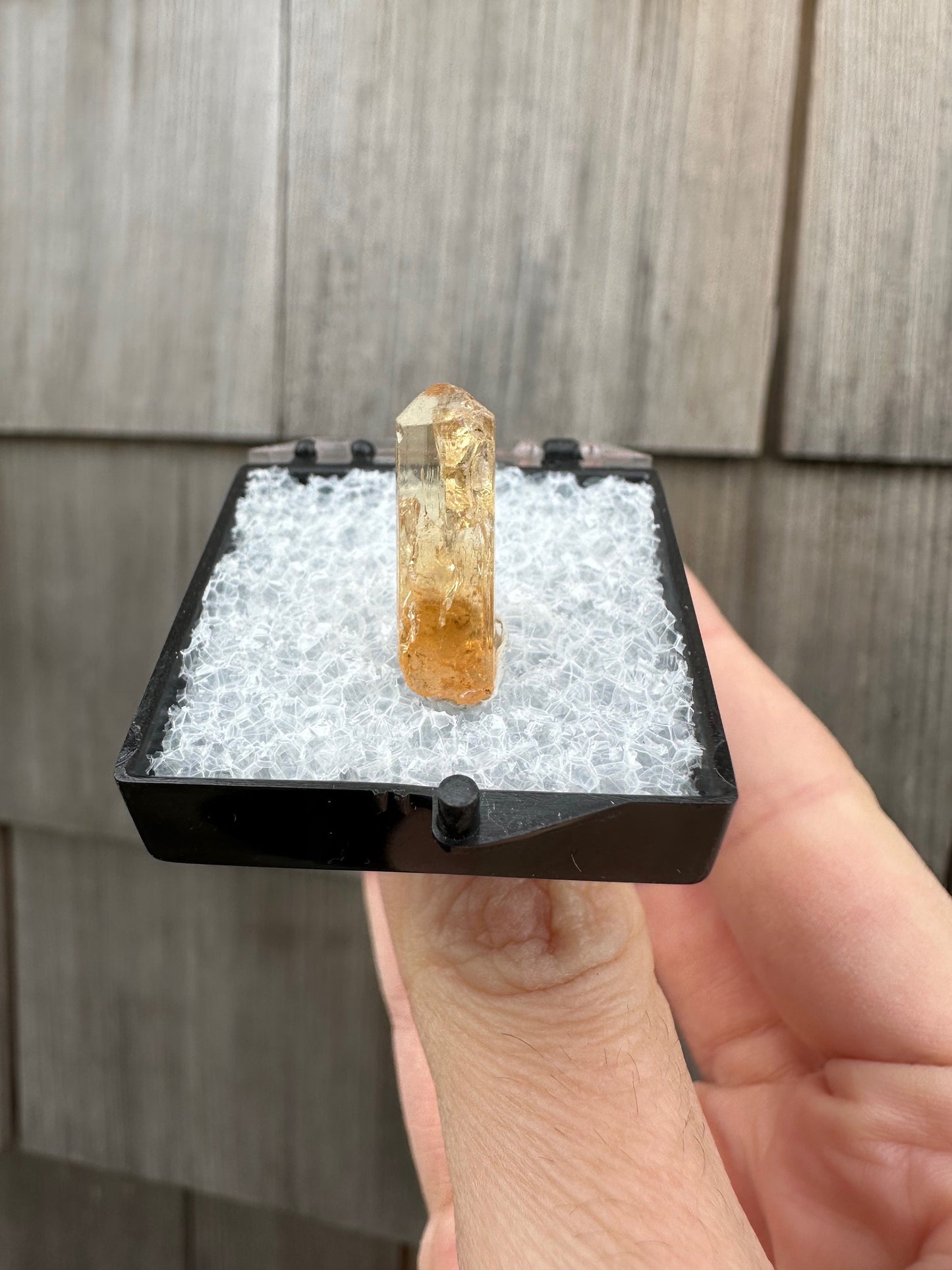 Imperial Topaz Crystal from Brazil