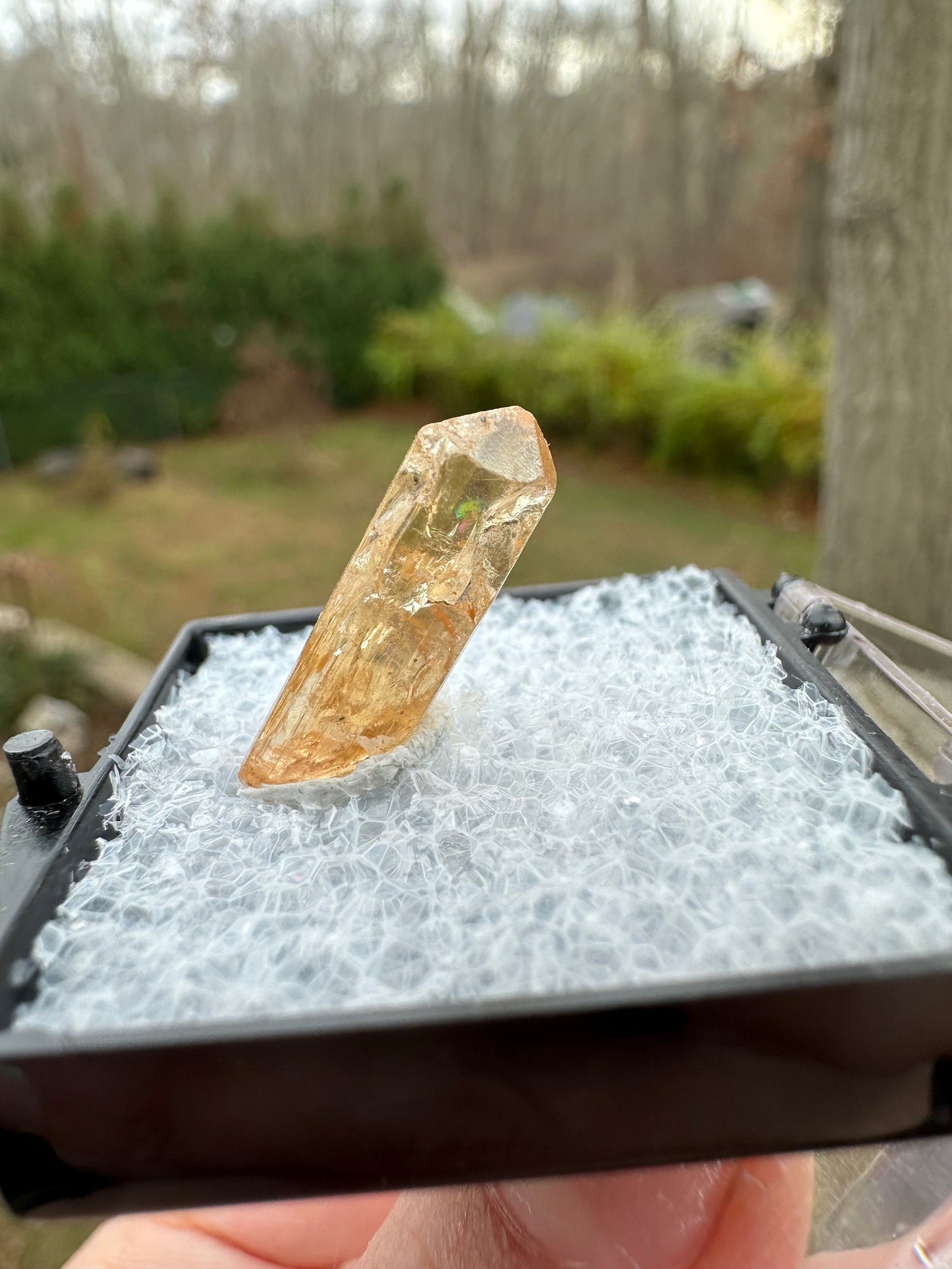 Imperial Topaz Crystal from Brazil