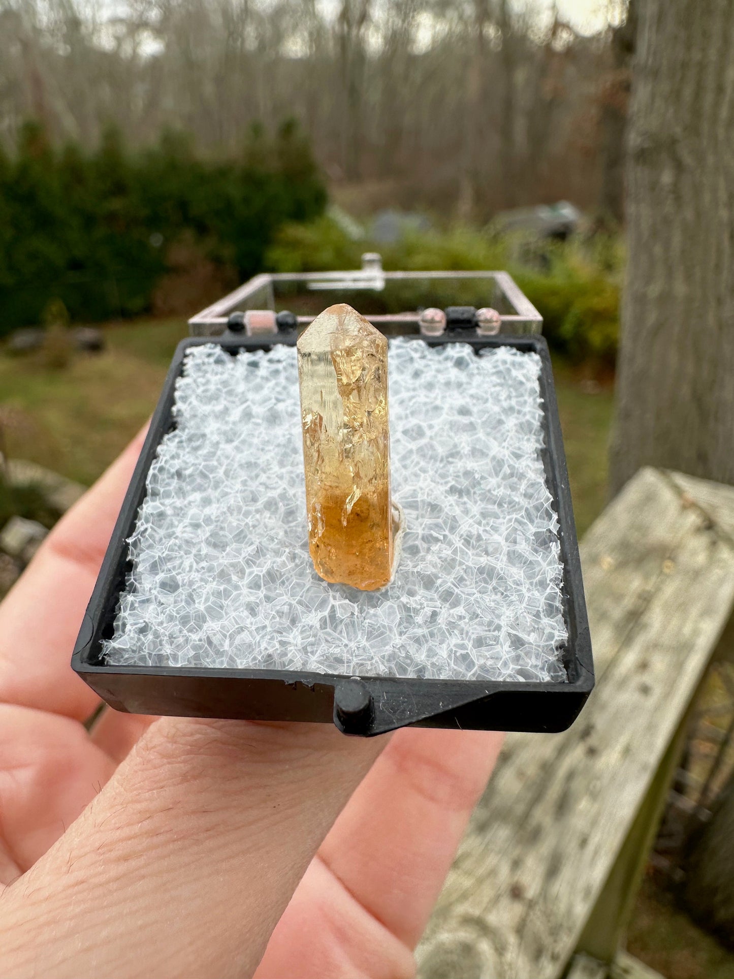 Imperial Topaz Crystal from Brazil