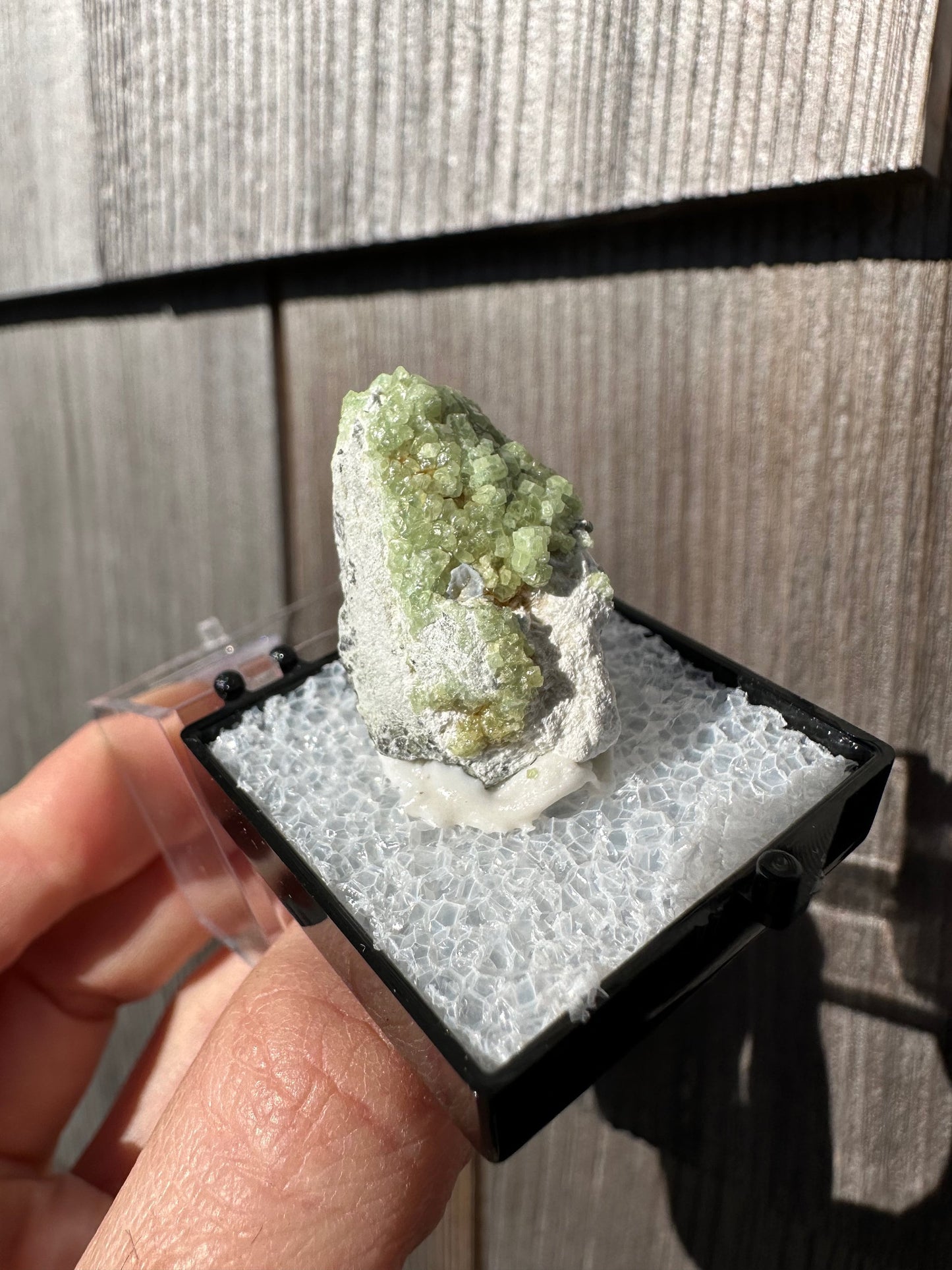 Demantoid Green Garnet Crystals on Matrix From Afghanistan