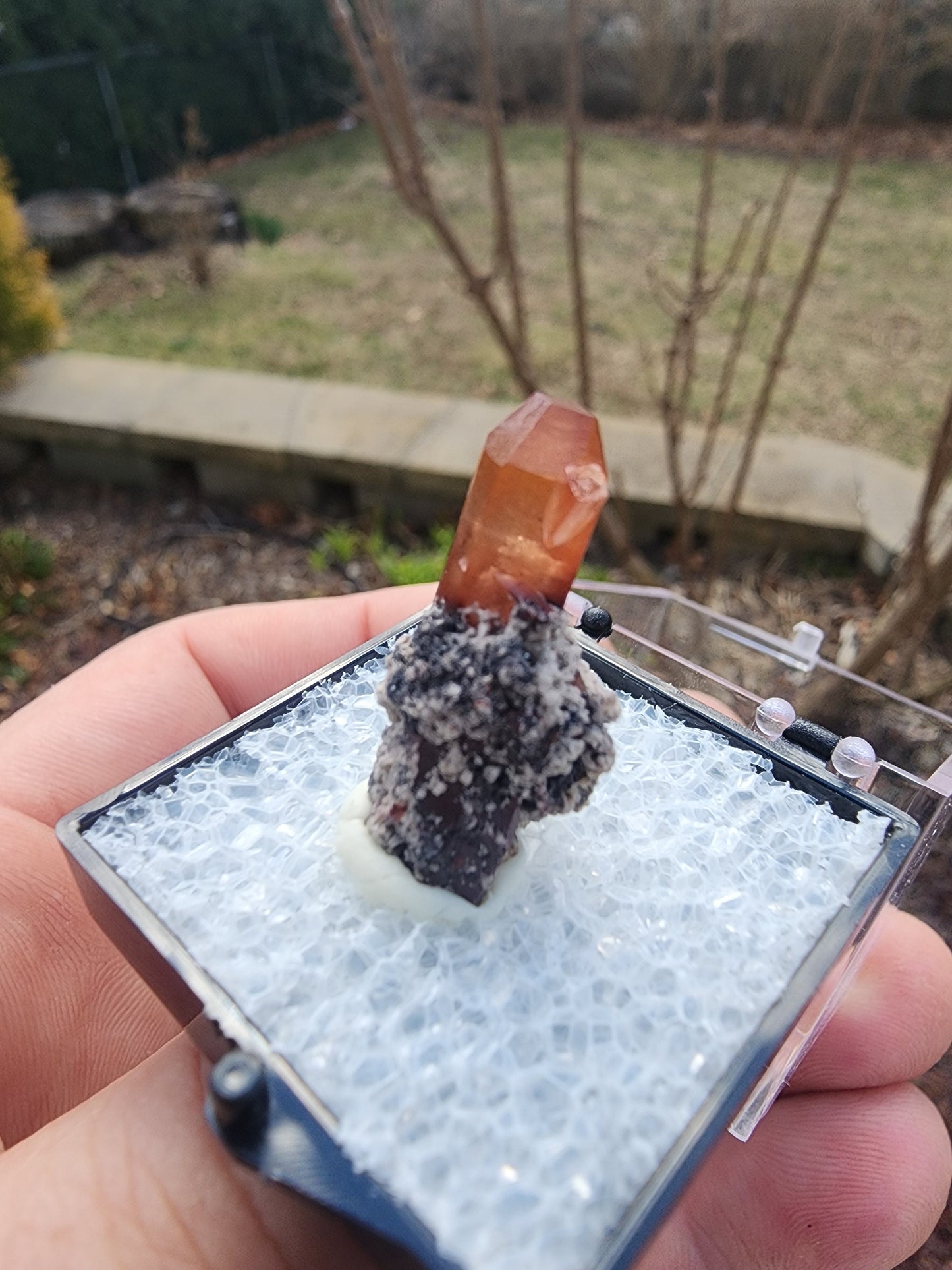 Red Topaz from San Felipe Mine, Mexico