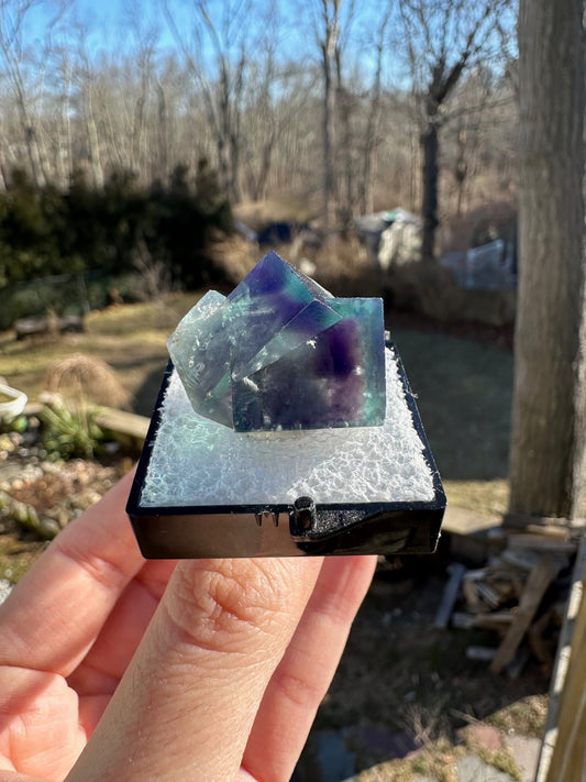 Color Zoned Fluorite from Lady Annabella Mine England