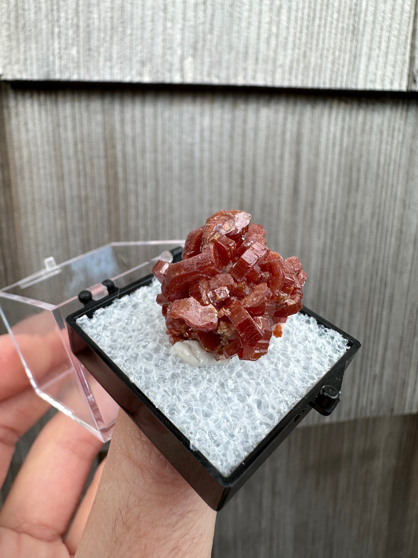 Vanadinite Crystal Cluster from Morocco