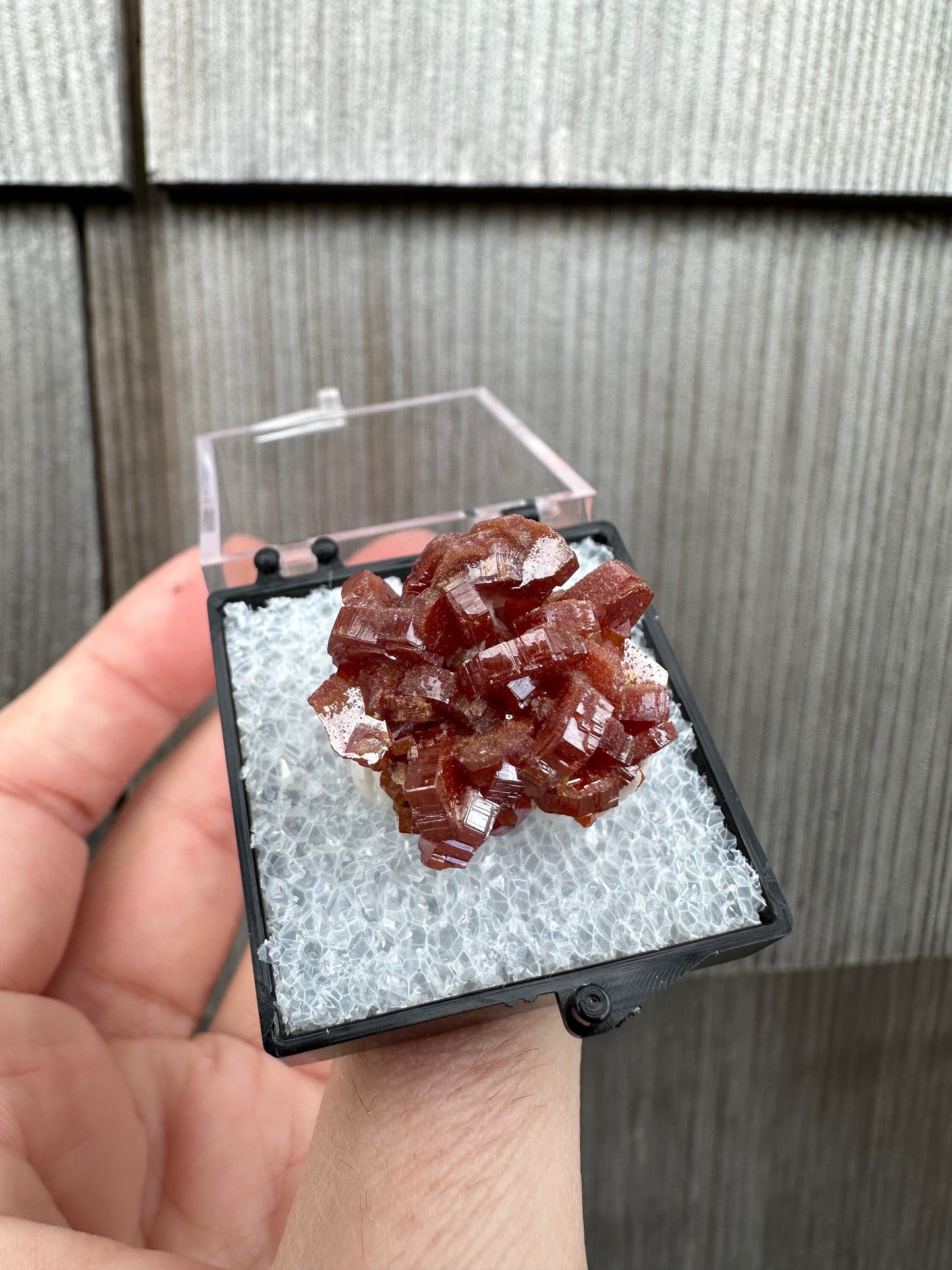 Vanadinite Crystal Cluster from Morocco