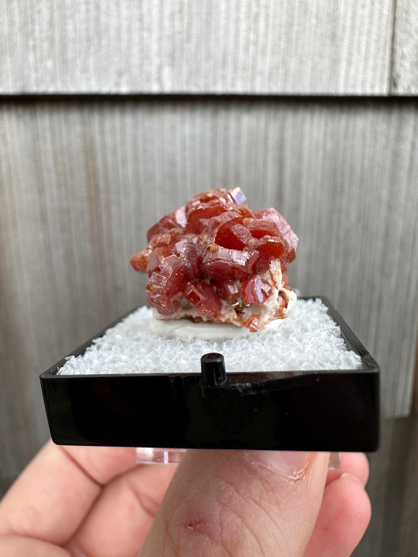 Vanadinite Crystal Cluster from Morocco