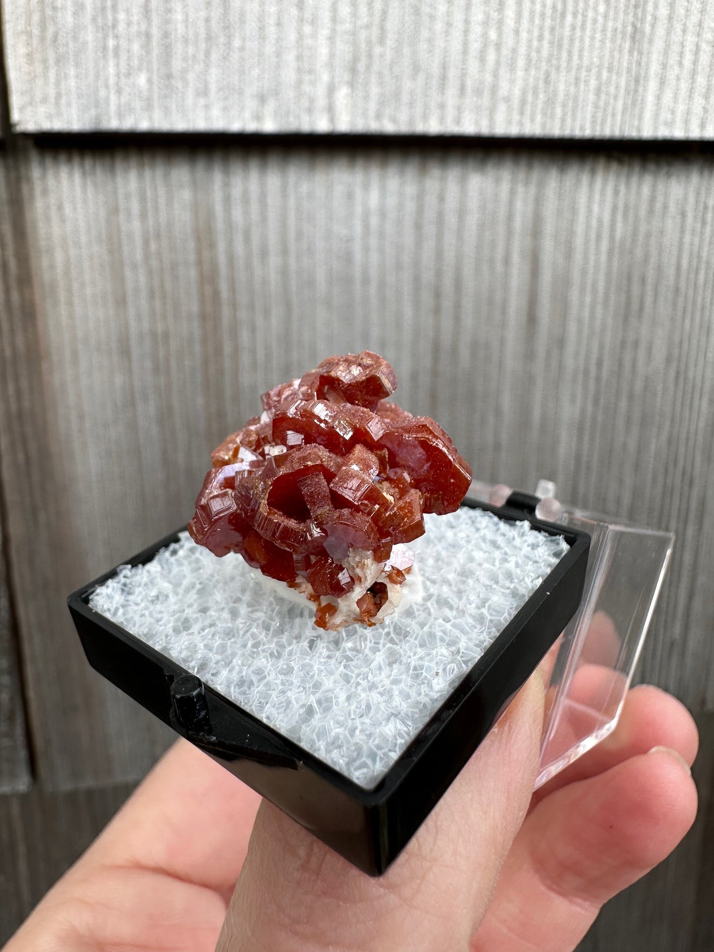 Vanadinite Crystal Cluster from Morocco