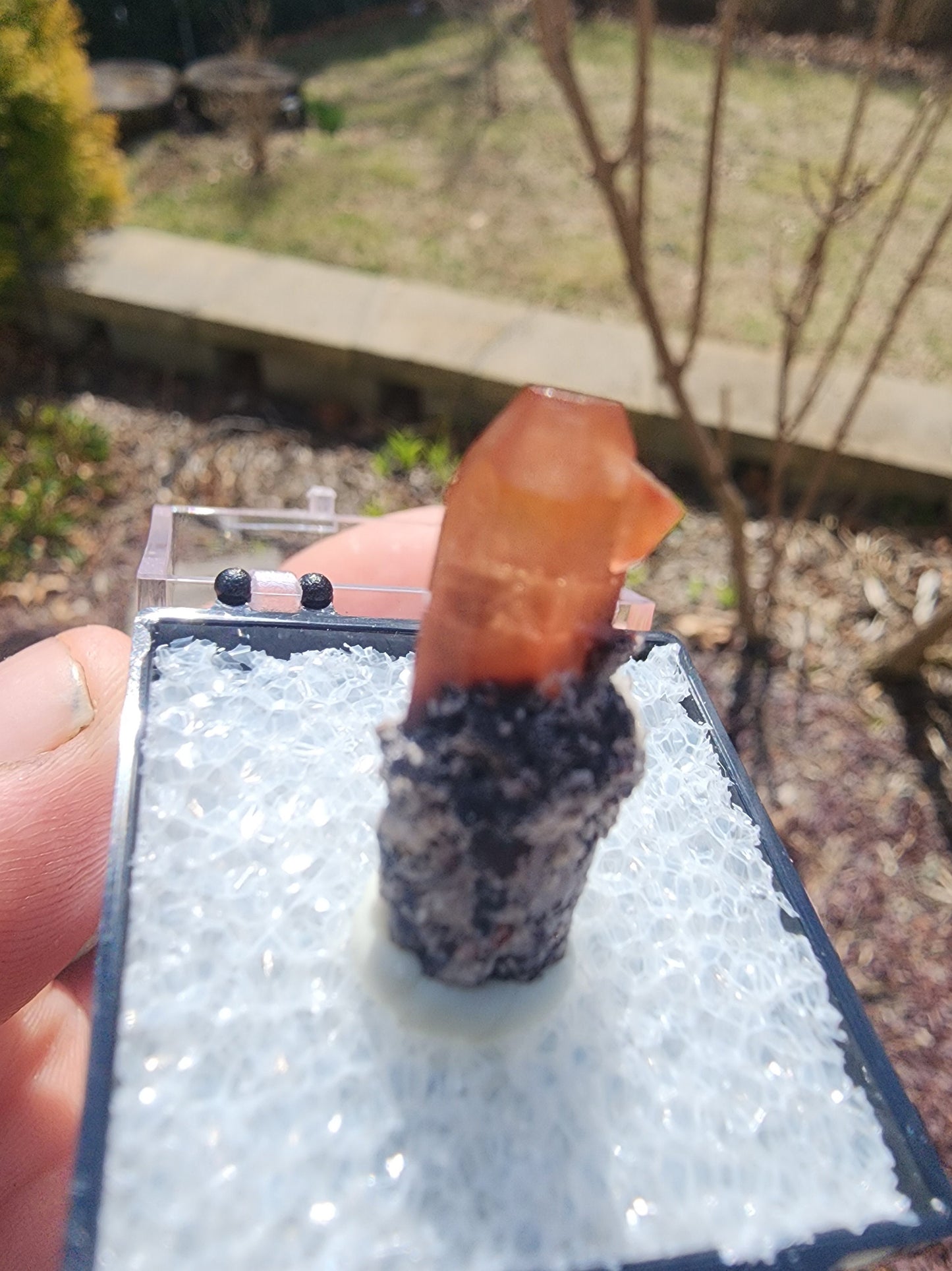 Red Topaz from San Felipe Mine, Mexico
