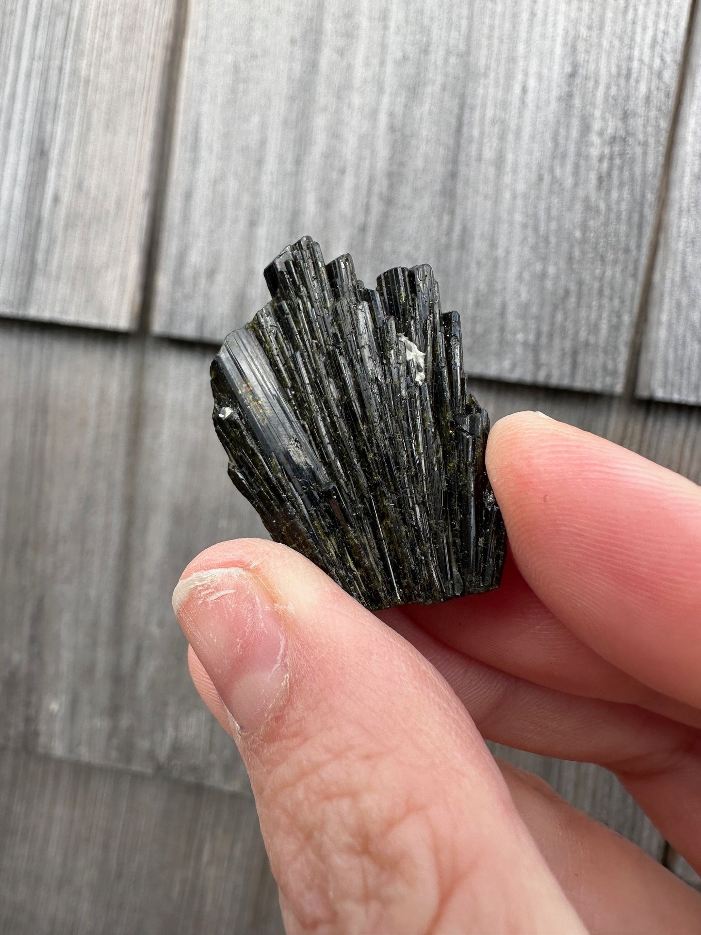 Epidote Crystal Cluster from Rosario Mabel Claim Peru