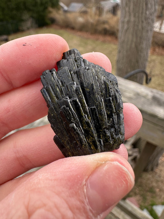 Epidote Crystal Cluster from Rosario Mabel Claim Peru