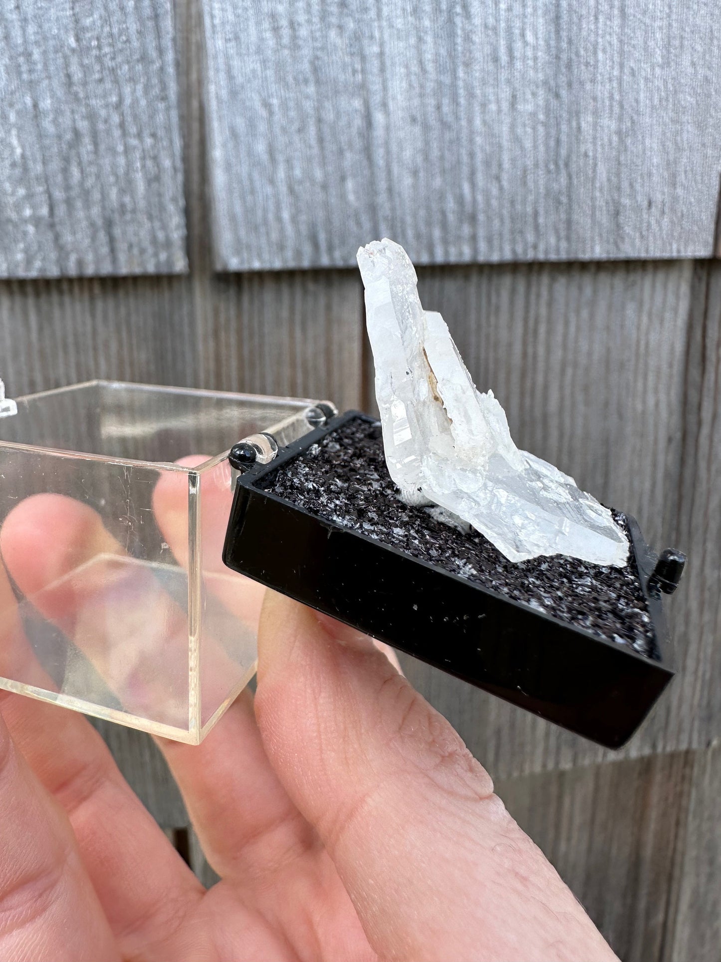 Old Collection Tabular Quartz Cluster from Coleman Mine Arkansas