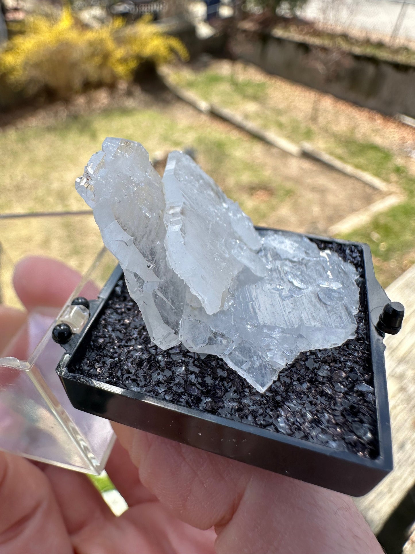Old Collection Tabular Quartz Cluster from Coleman Mine Arkansas