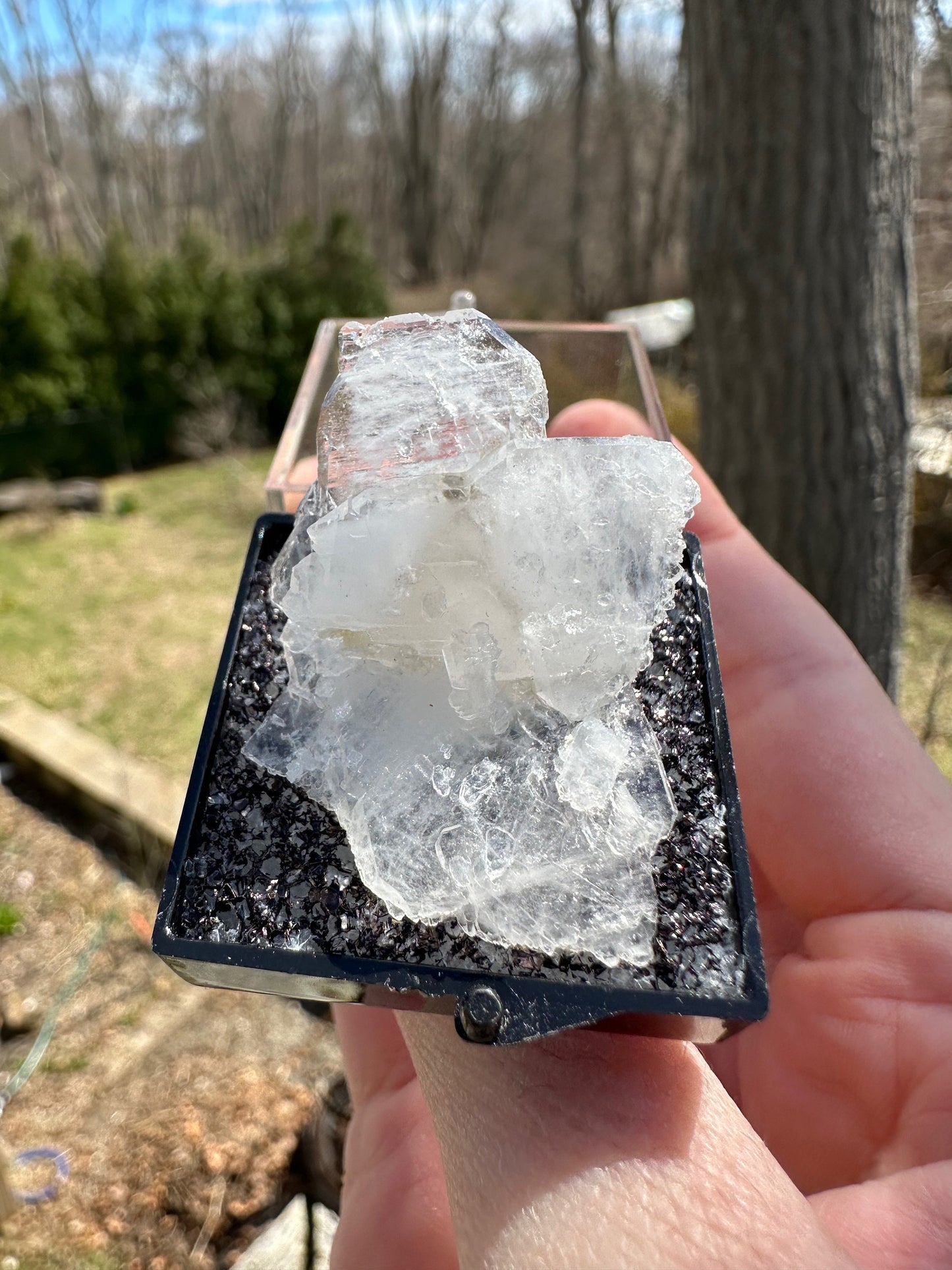 Old Collection Tabular Quartz Cluster from Coleman Mine Arkansas
