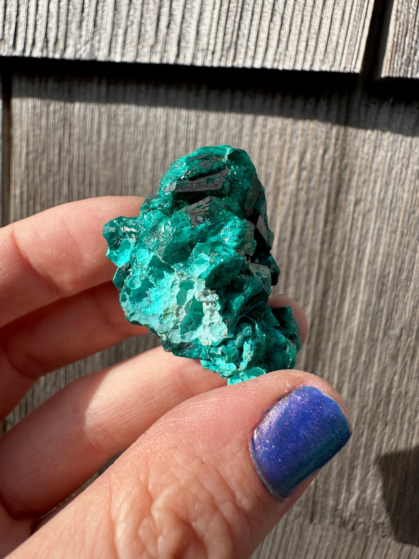 Dioptase Crystals with Chrysocolla From Congo