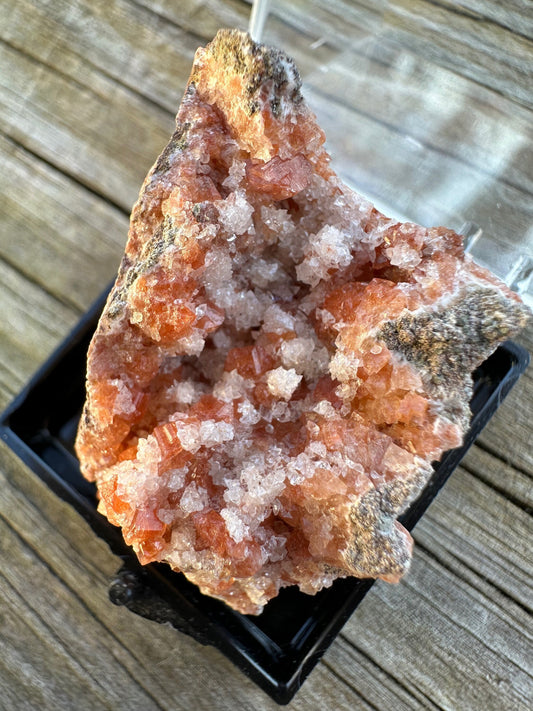 Chabazite with Heulandite and Calcite from Nova Scotia