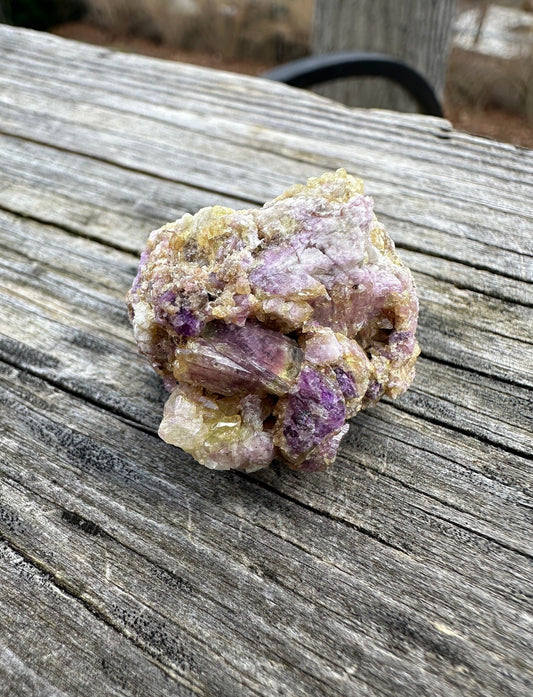 Bicolor Vesuvianite Crystal Cluster from Jeffrey Mine Canada