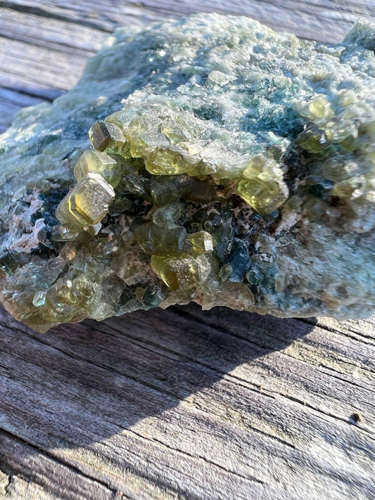 Vesuvianite with Clinochlore from Italy