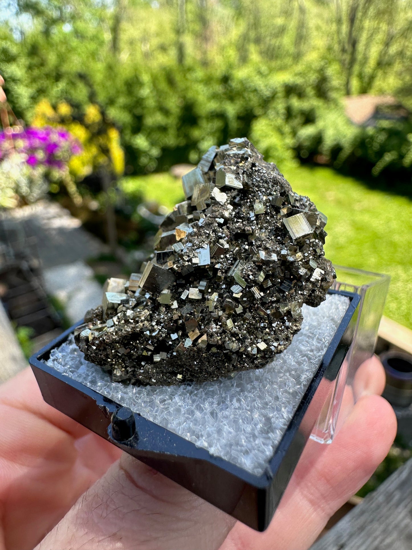 Pyrite Crystal Cluster from Eagle Mine Colorado USA