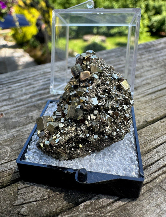 Pyrite Crystal Cluster from Eagle Mine Colorado USA