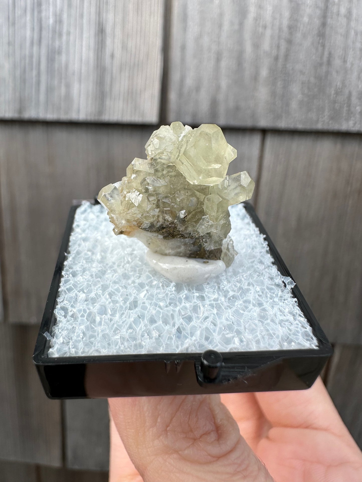 Calcite with Chalcopyrite on Matrix from China