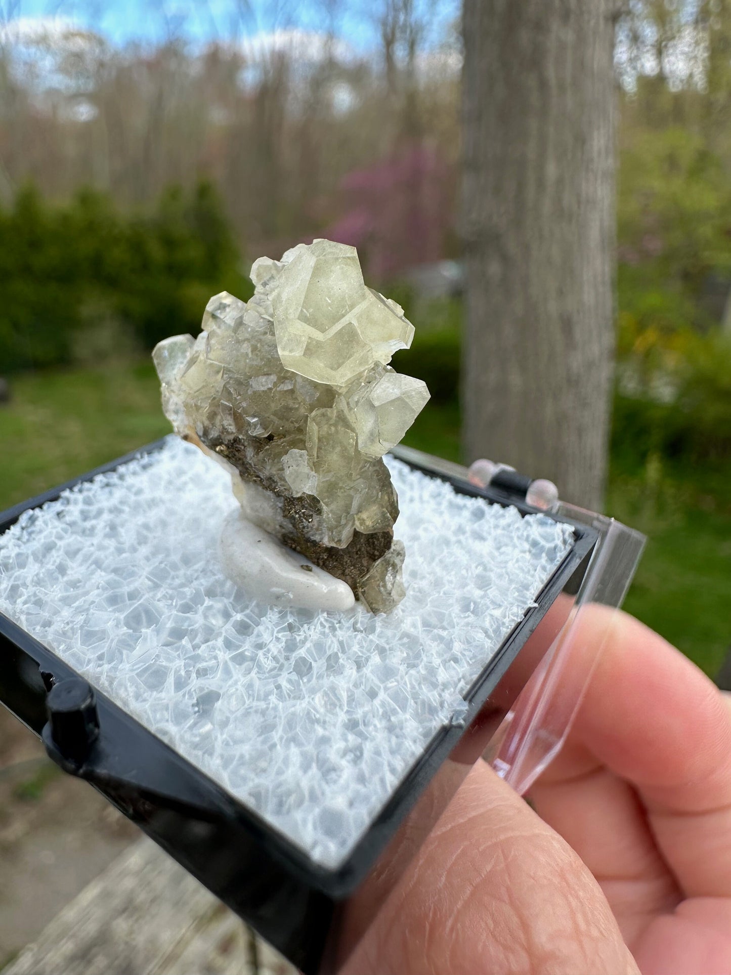Calcite with Chalcopyrite on Matrix from China