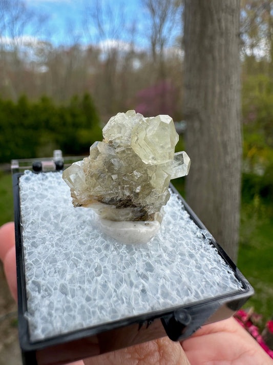 Calcite with Chalcopyrite on Matrix from China
