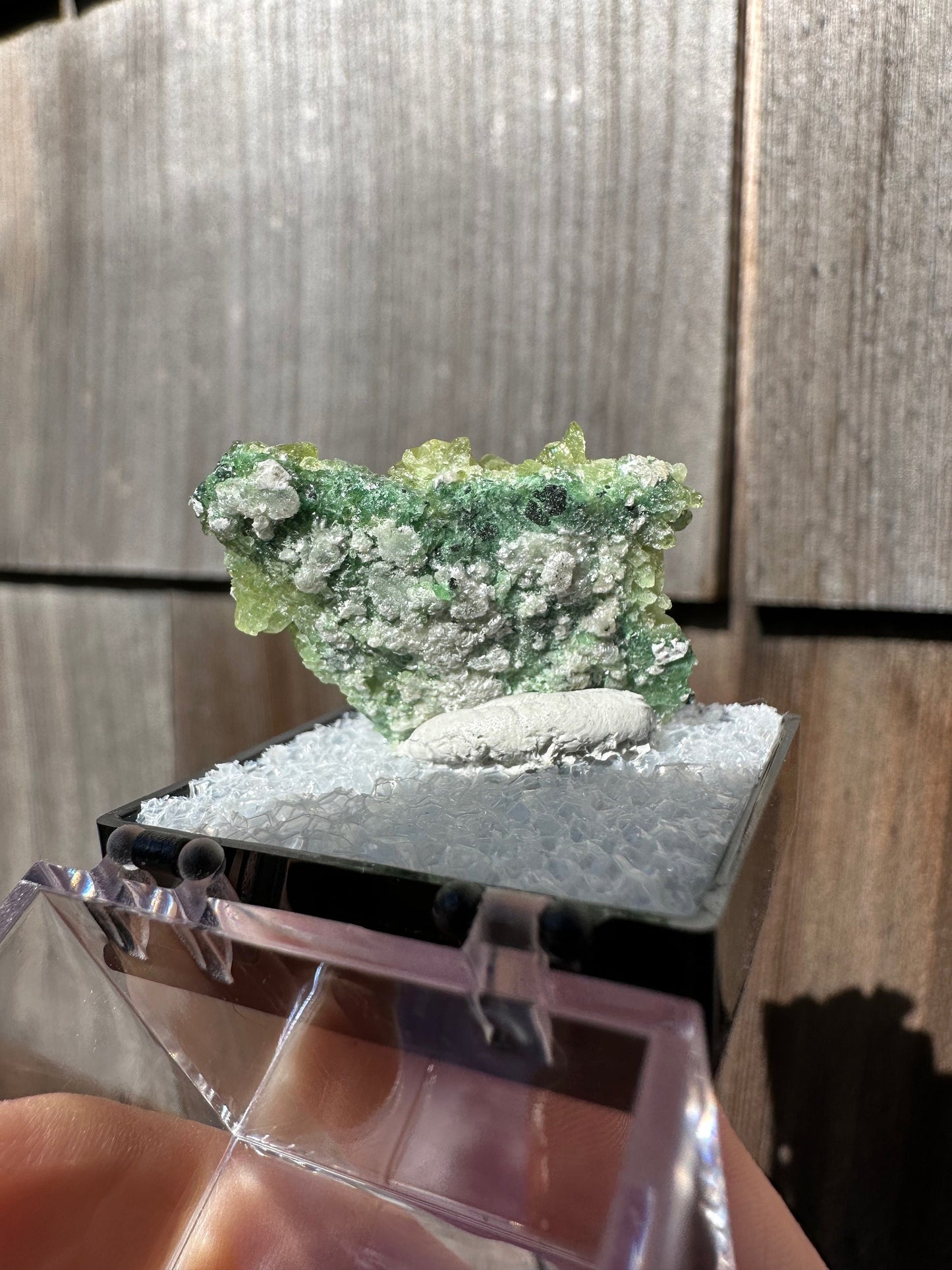 Vesuvianite Crystal Cluster from Jeffrey Mine Canada