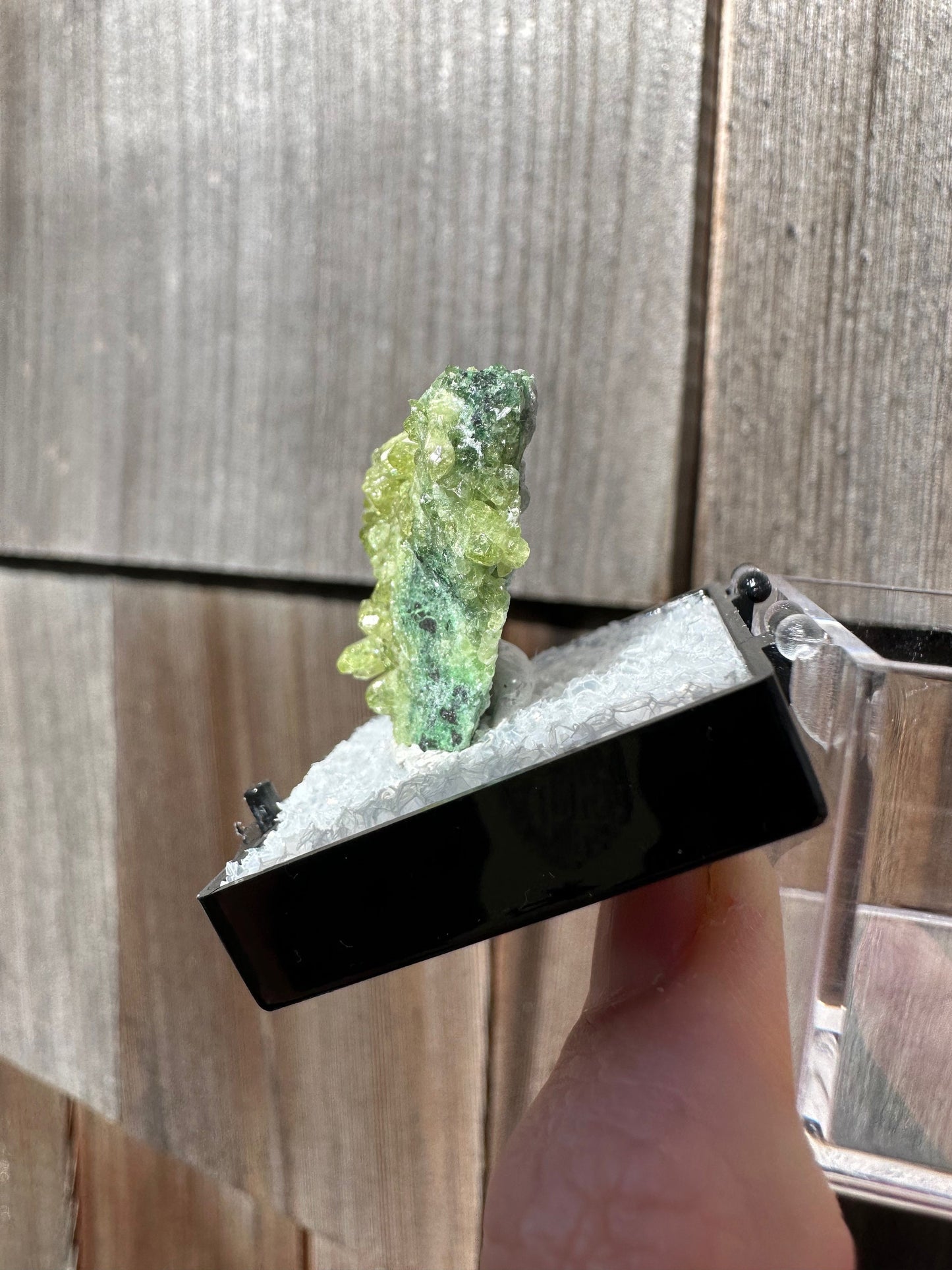 Vesuvianite Crystal Cluster from Jeffrey Mine Canada