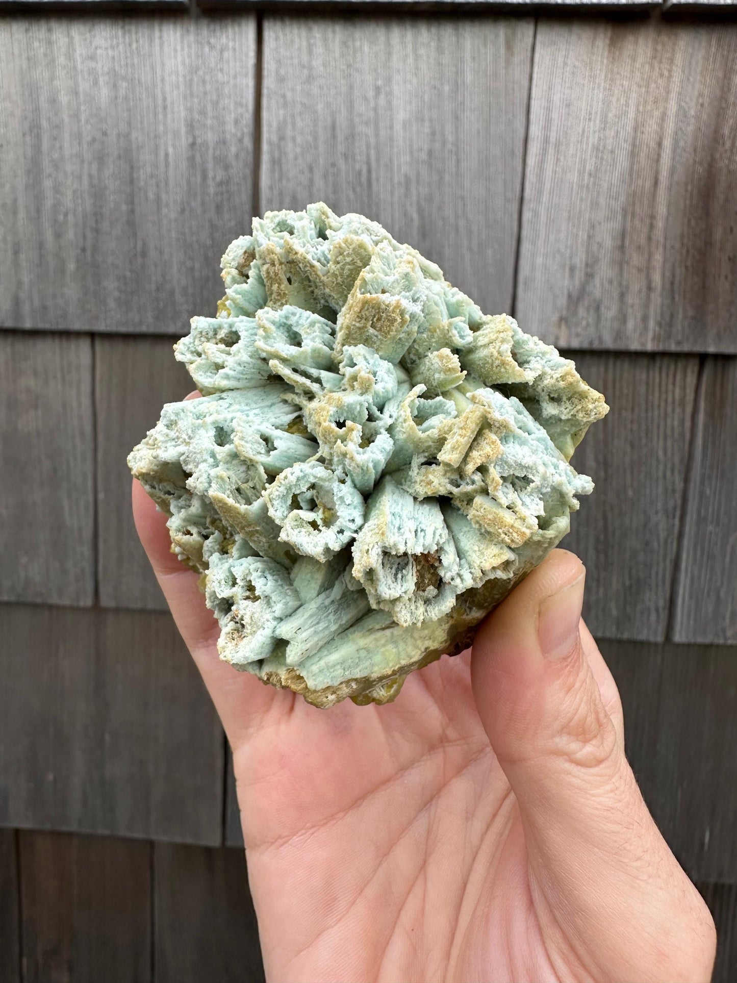 Plumbogummite Pseudomorph after Pyromorphite from China
