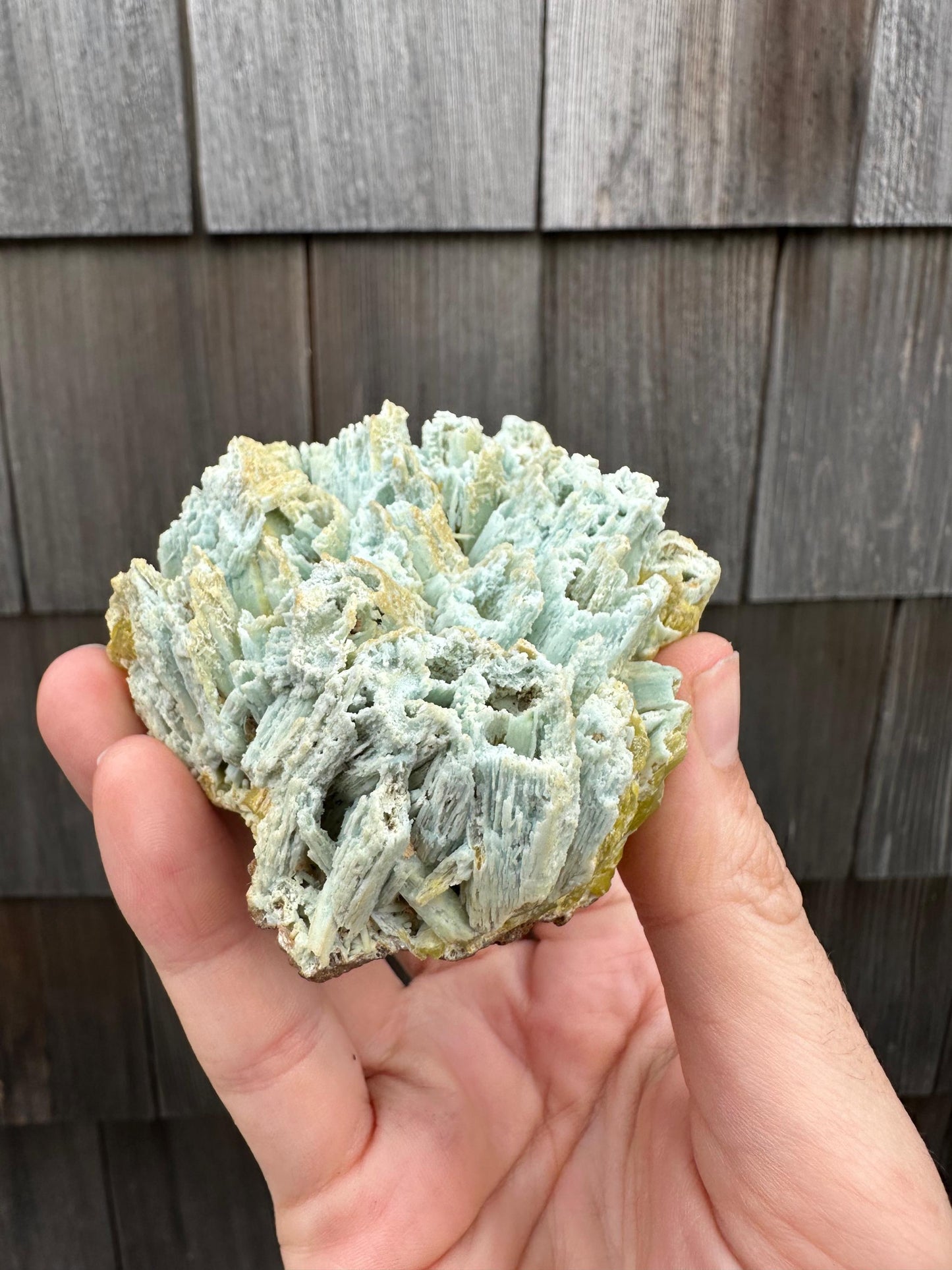 Plumbogummite Pseudomorph after Pyromorphite from China