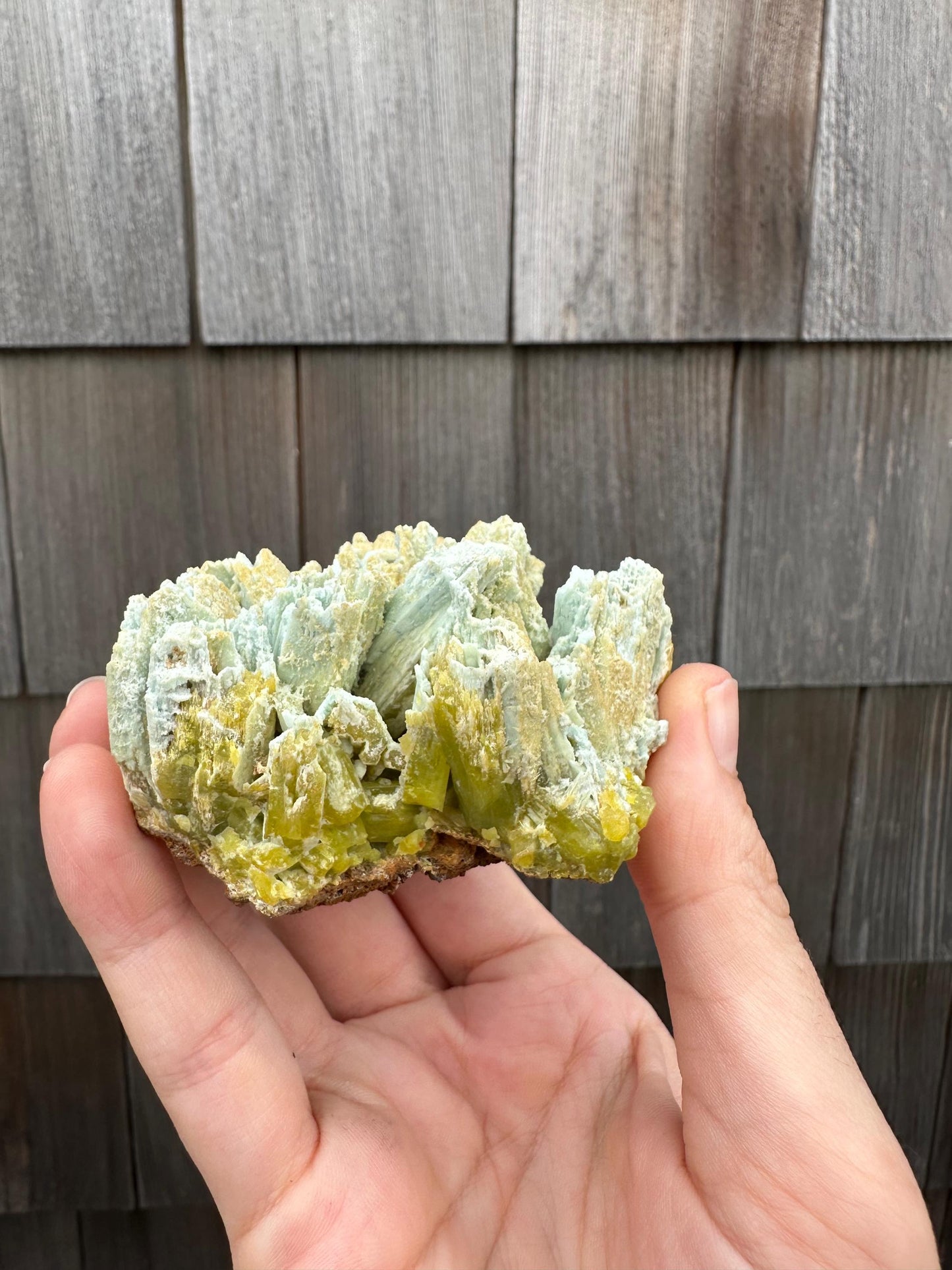 Plumbogummite Pseudomorph after Pyromorphite from China