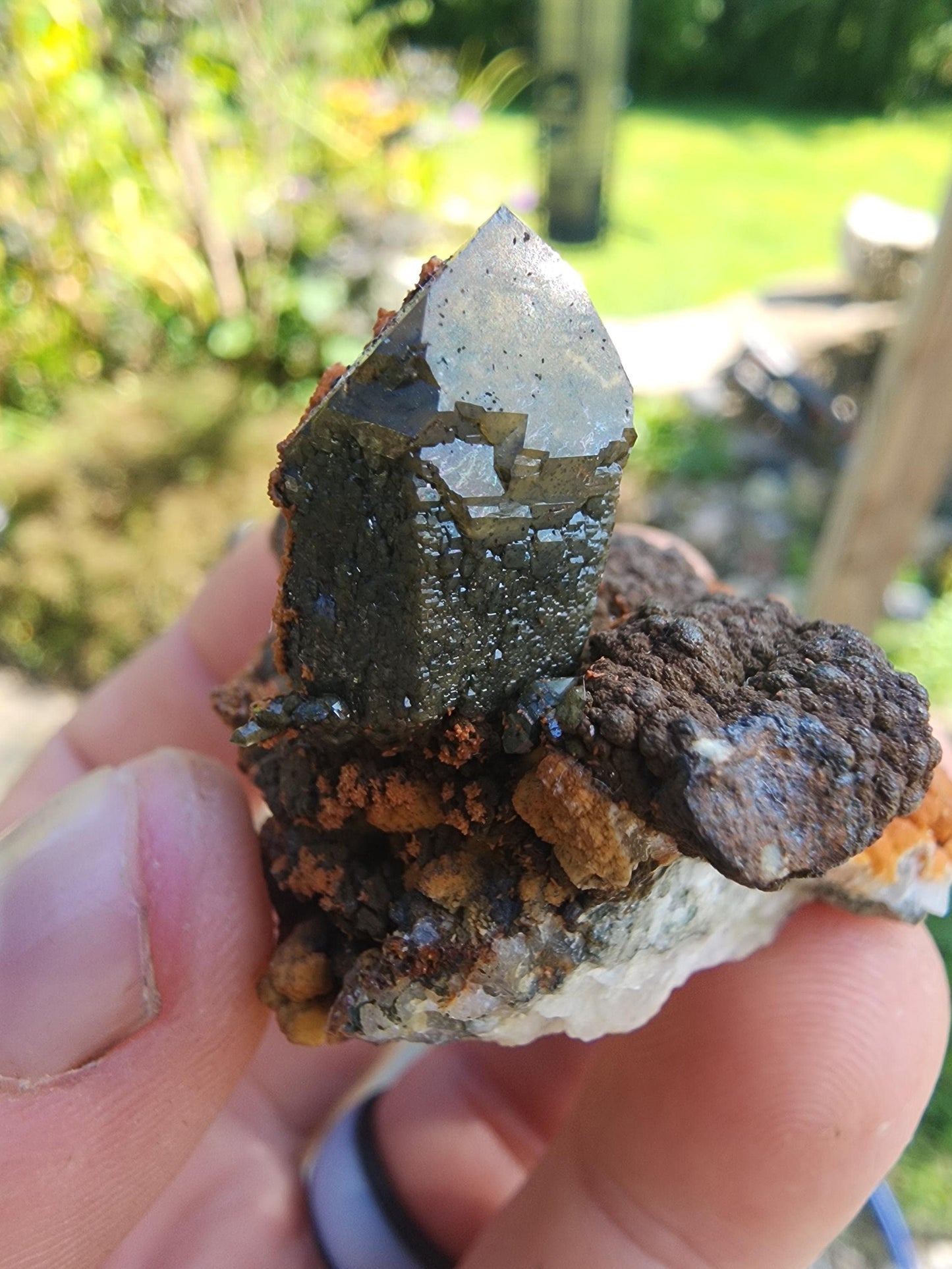 Prase Quartz from Potosi mine, Chihuahua, Mexico